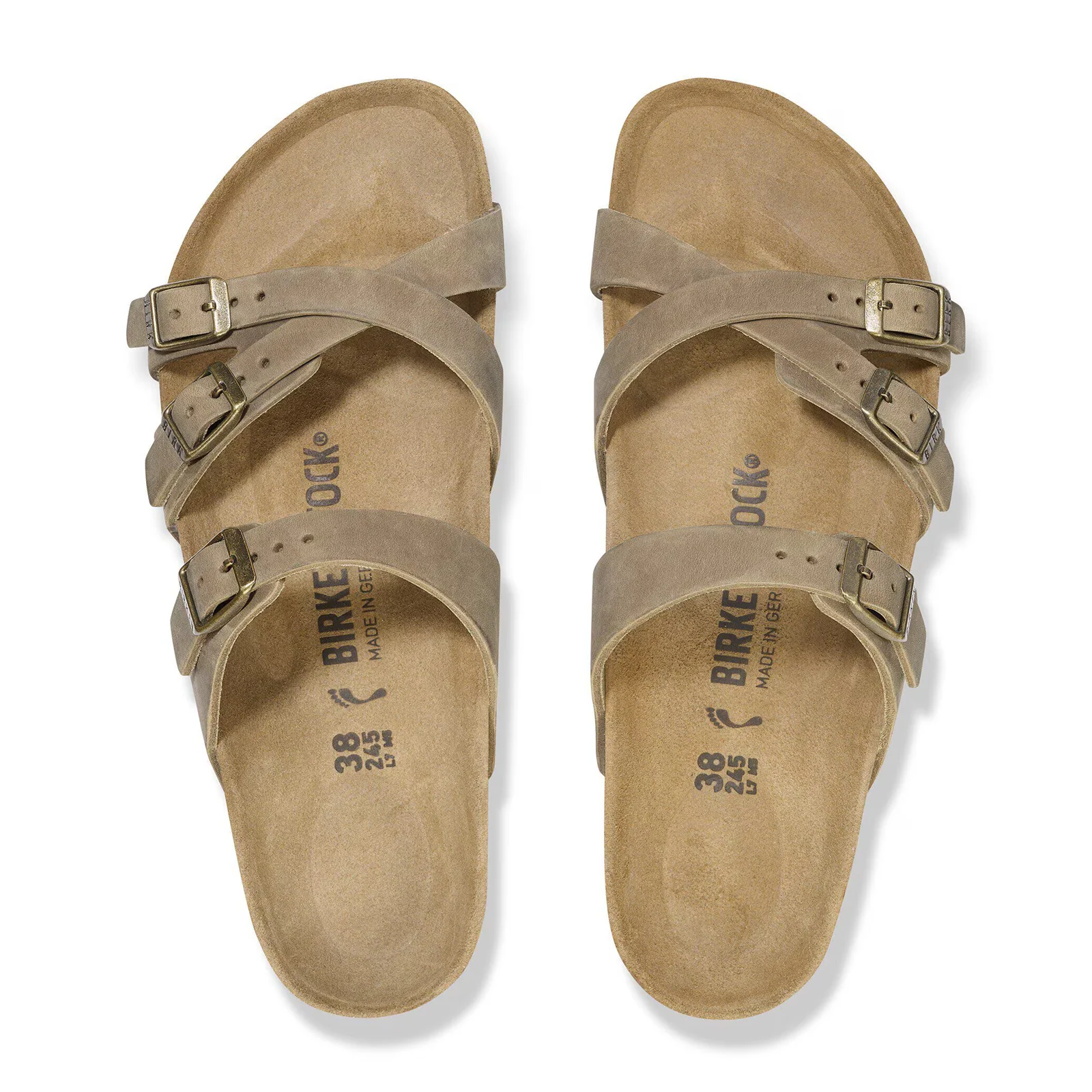 Birkenstock Franca Narrow Slide Sandal (Women) - Tobacco Oiled Leather - Image 2