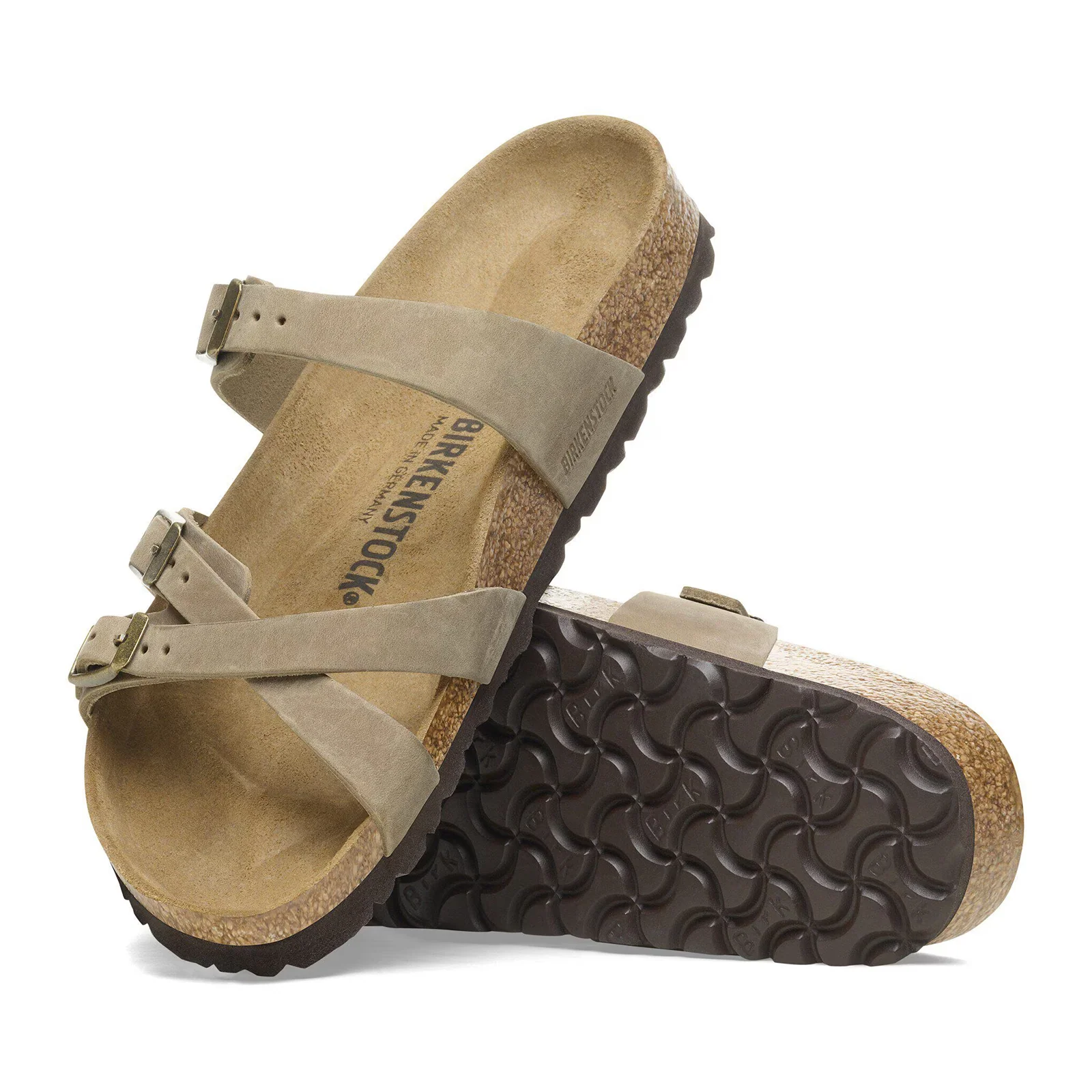 Birkenstock Franca Narrow Slide Sandal (Women) - Tobacco Oiled Leather - Image 3