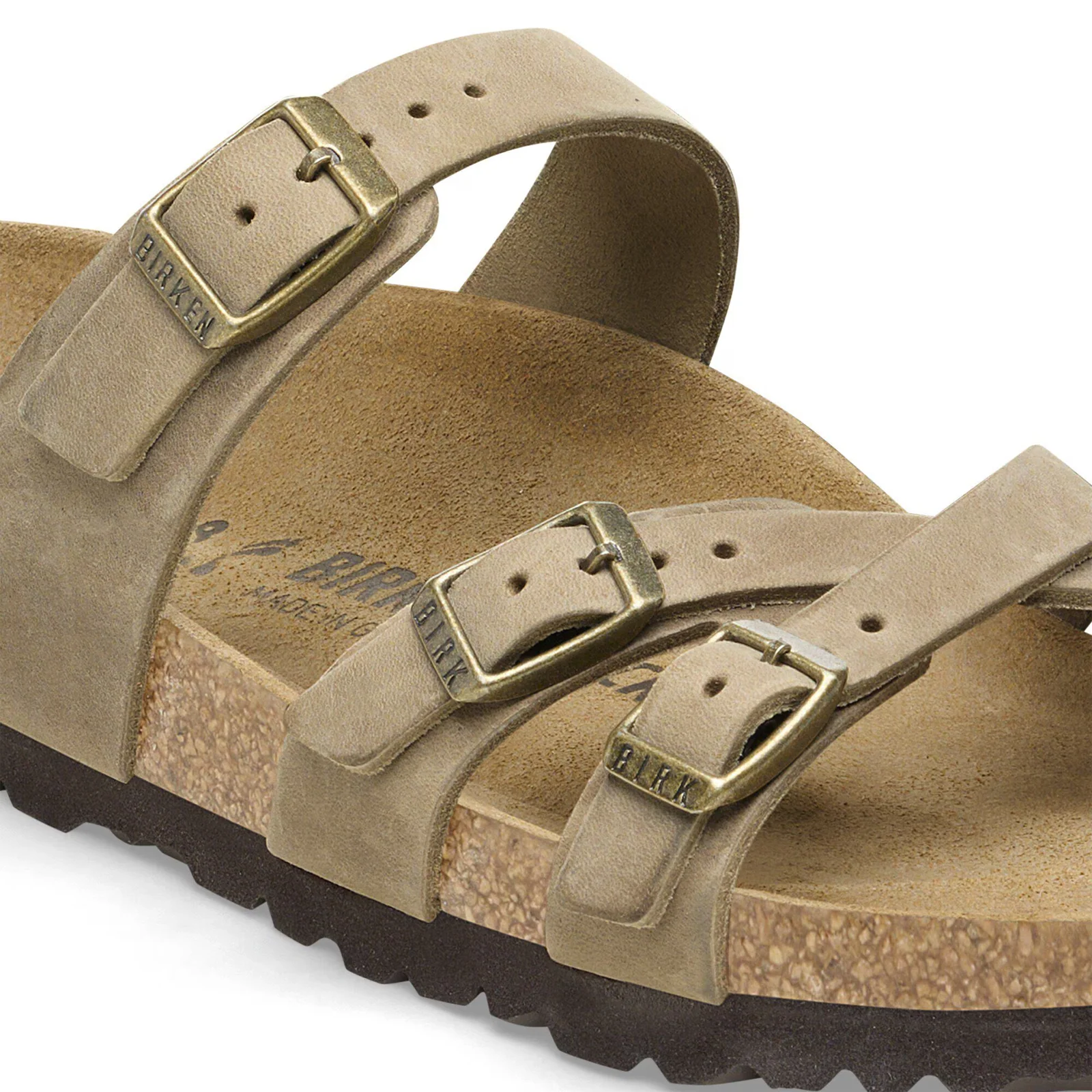 Birkenstock Franca Narrow Slide Sandal (Women) - Tobacco Oiled Leather - Image 5