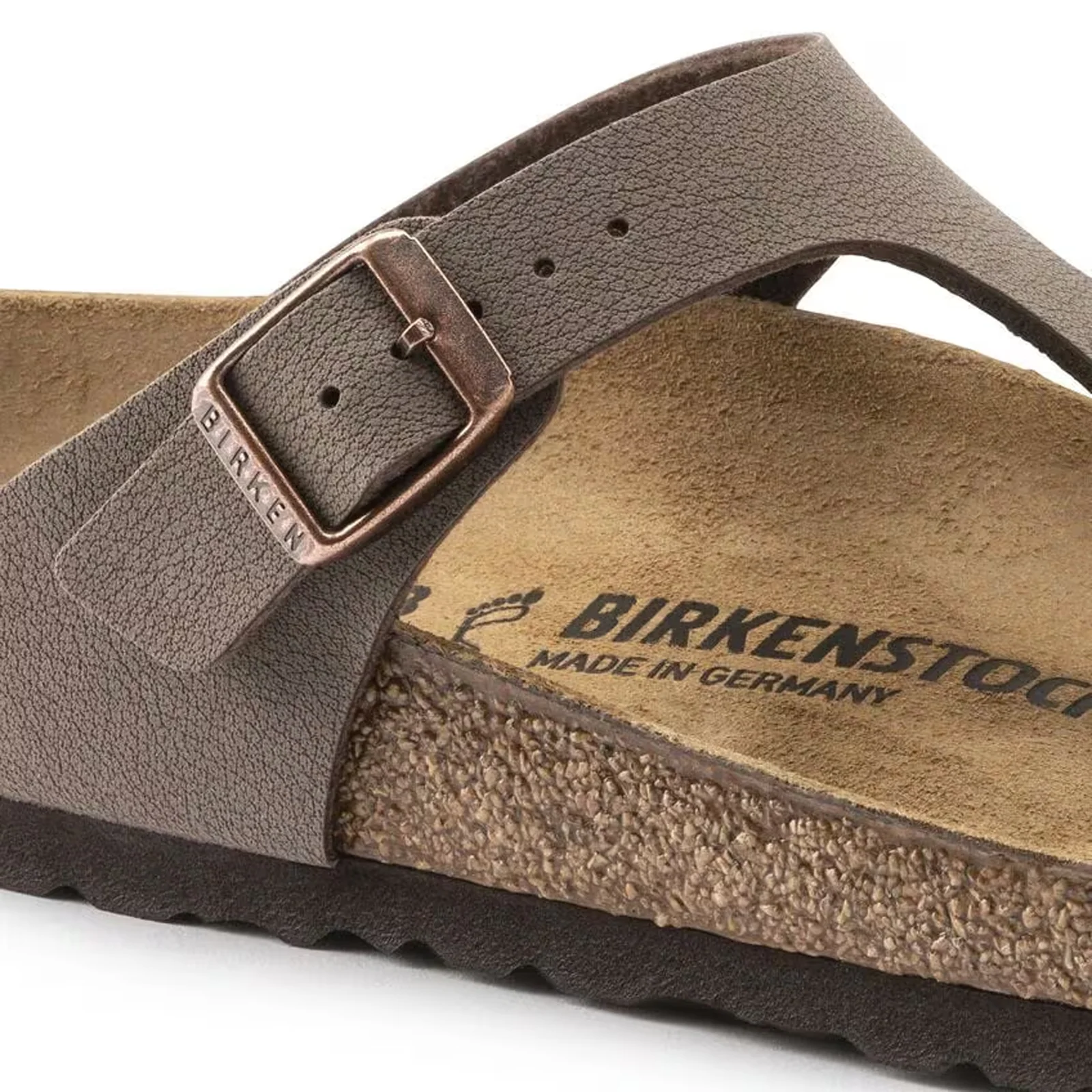 Birkenstock Gizeh Sandal (Women) - Mocha Birkibuc - Image 5