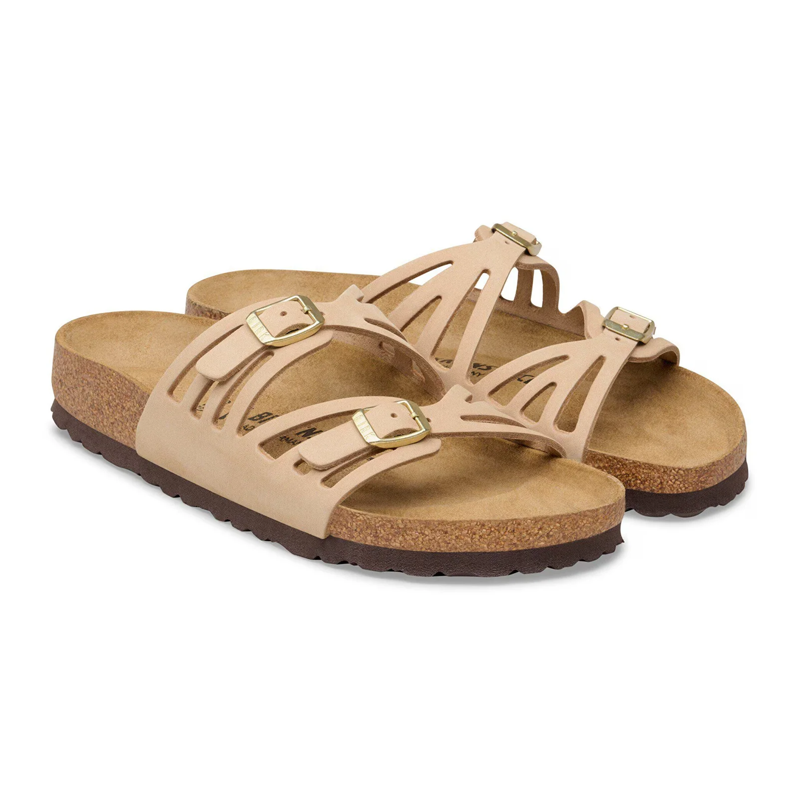 Birkenstock Granada Slide Sandal (Women) - Sandcastle Nubuck - Image 4