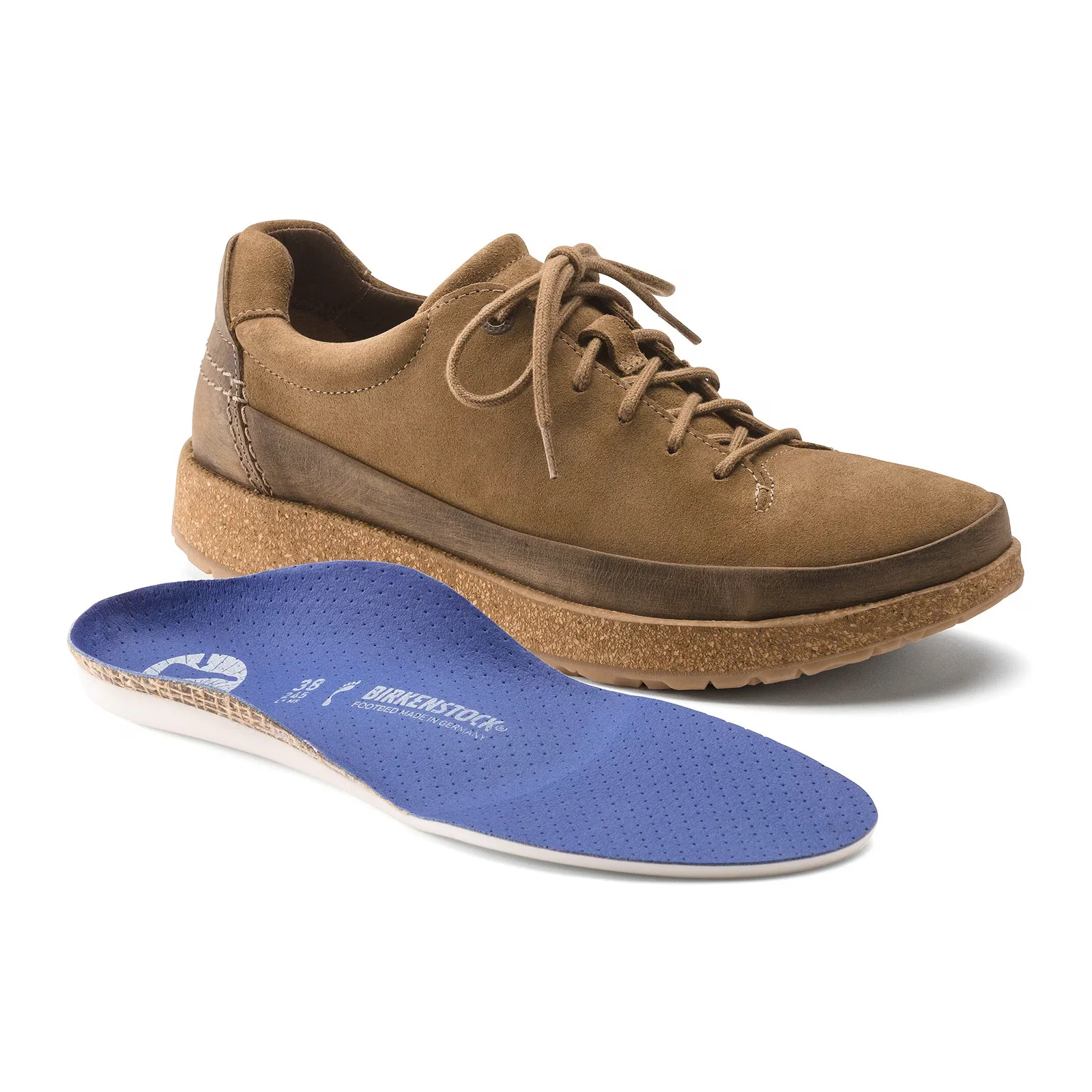 Birkenstock Honnef Low Lace Up (Unisex) - Tea Suede - Image 4