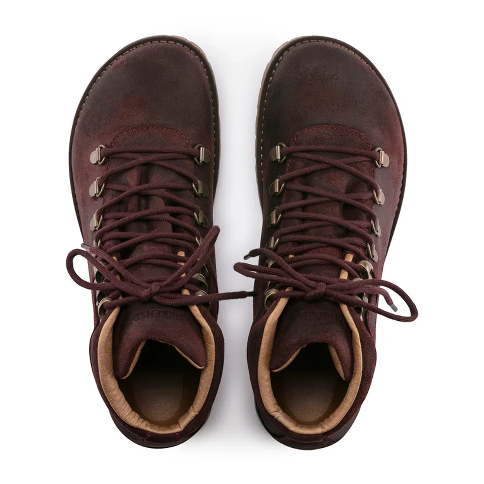 Birkenstock Jackson Narrow Ankle Boot (Women) - Burgundy Oiled Suede - Image 2
