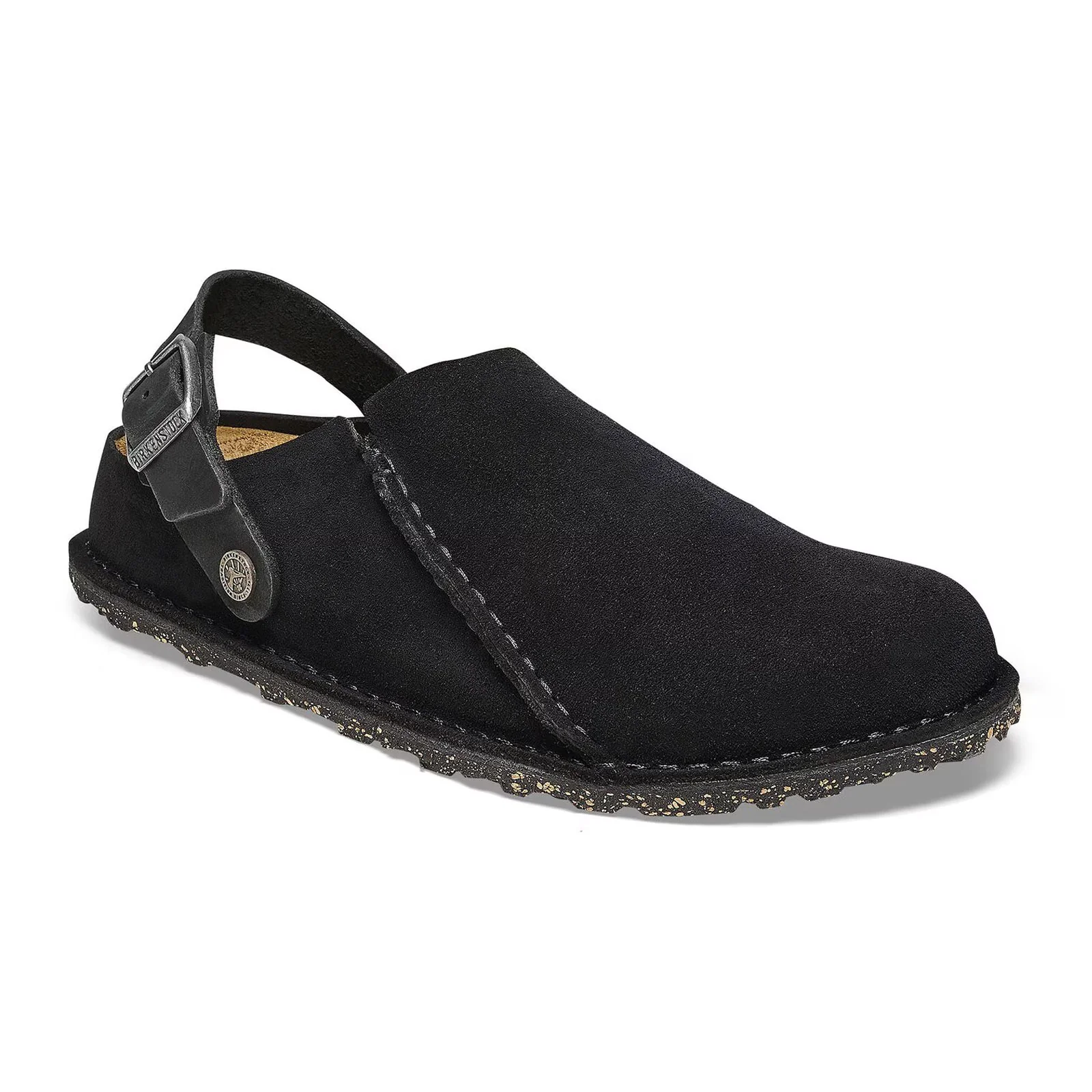Birkenstock Lutry Narrow Slipper (Women) - Black Suede