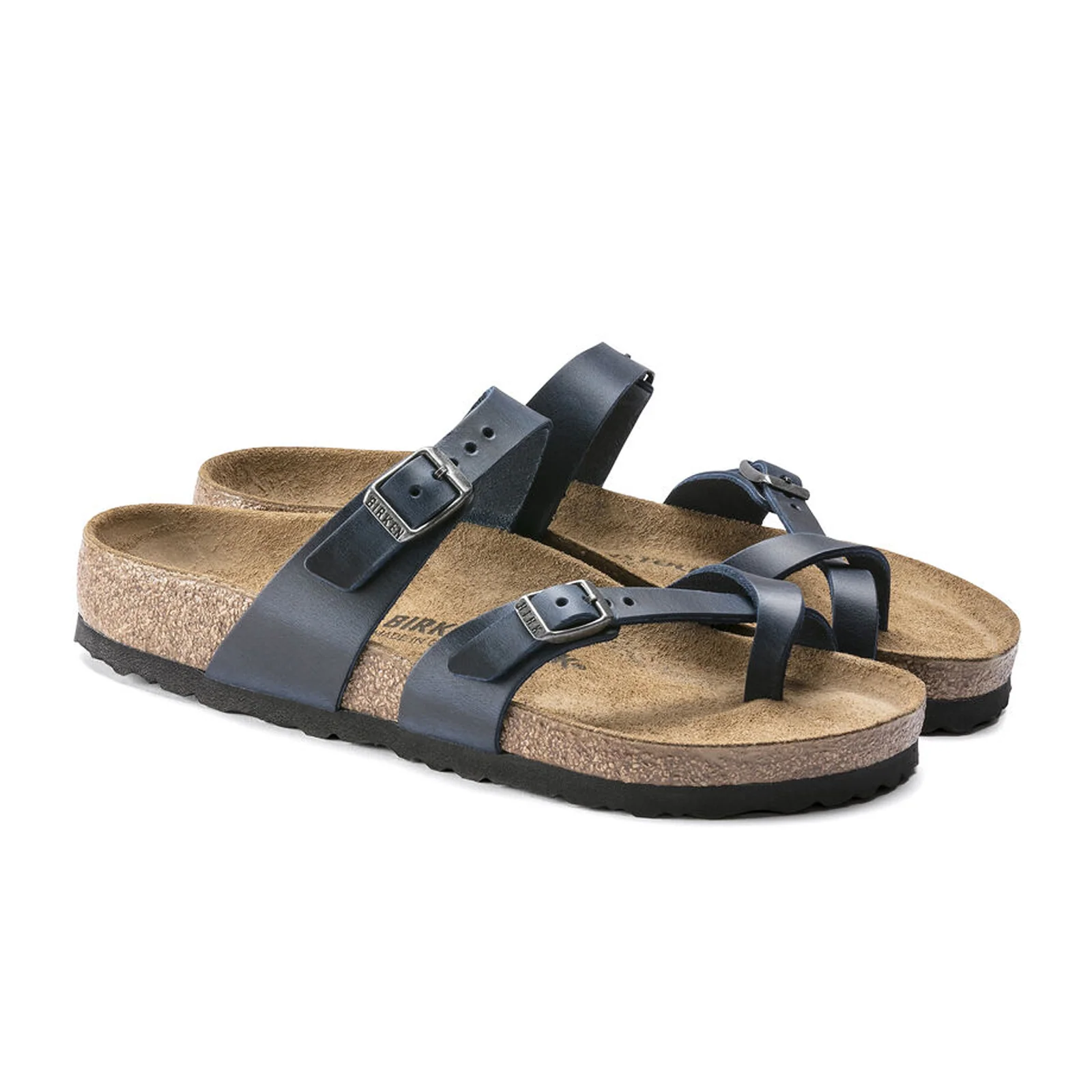 Birkenstock Mayari Sandal (Women) - Blue Oiled Leather - Image 4