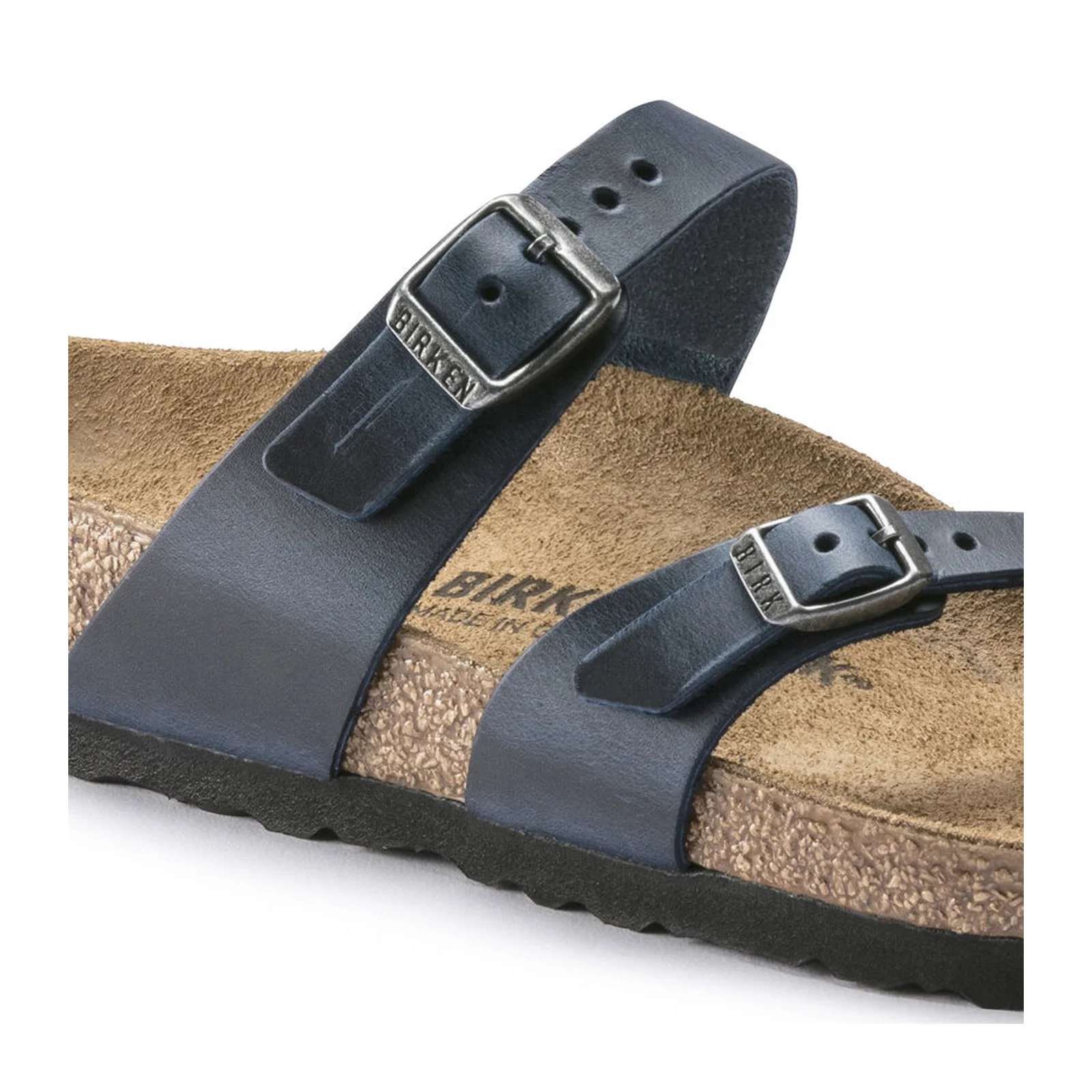 Birkenstock Mayari Sandal (Women) - Blue Oiled Leather - Image 5