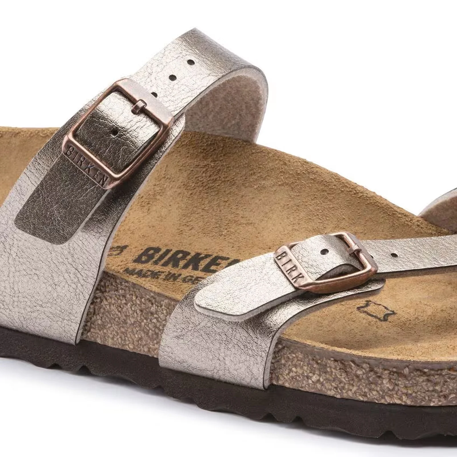 Birkenstock Mayari Sandal (Women) - Graceful Taupe Birko-Flor - Image 5