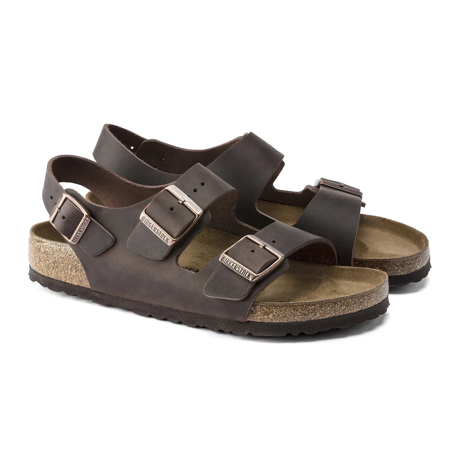 Birkenstock Milano Backstrap Sandal (Unisex) - Habana Oiled Leather - Image 4