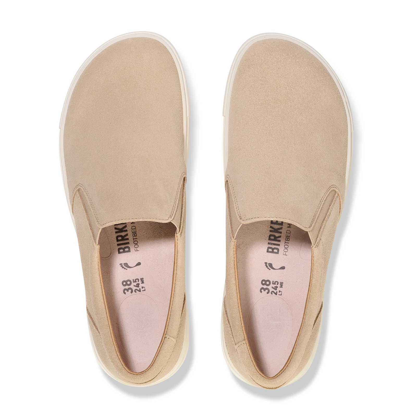 Birkenstock Oswego Slip On Sneaker (Men) - Sandcastle Suede - Image 2