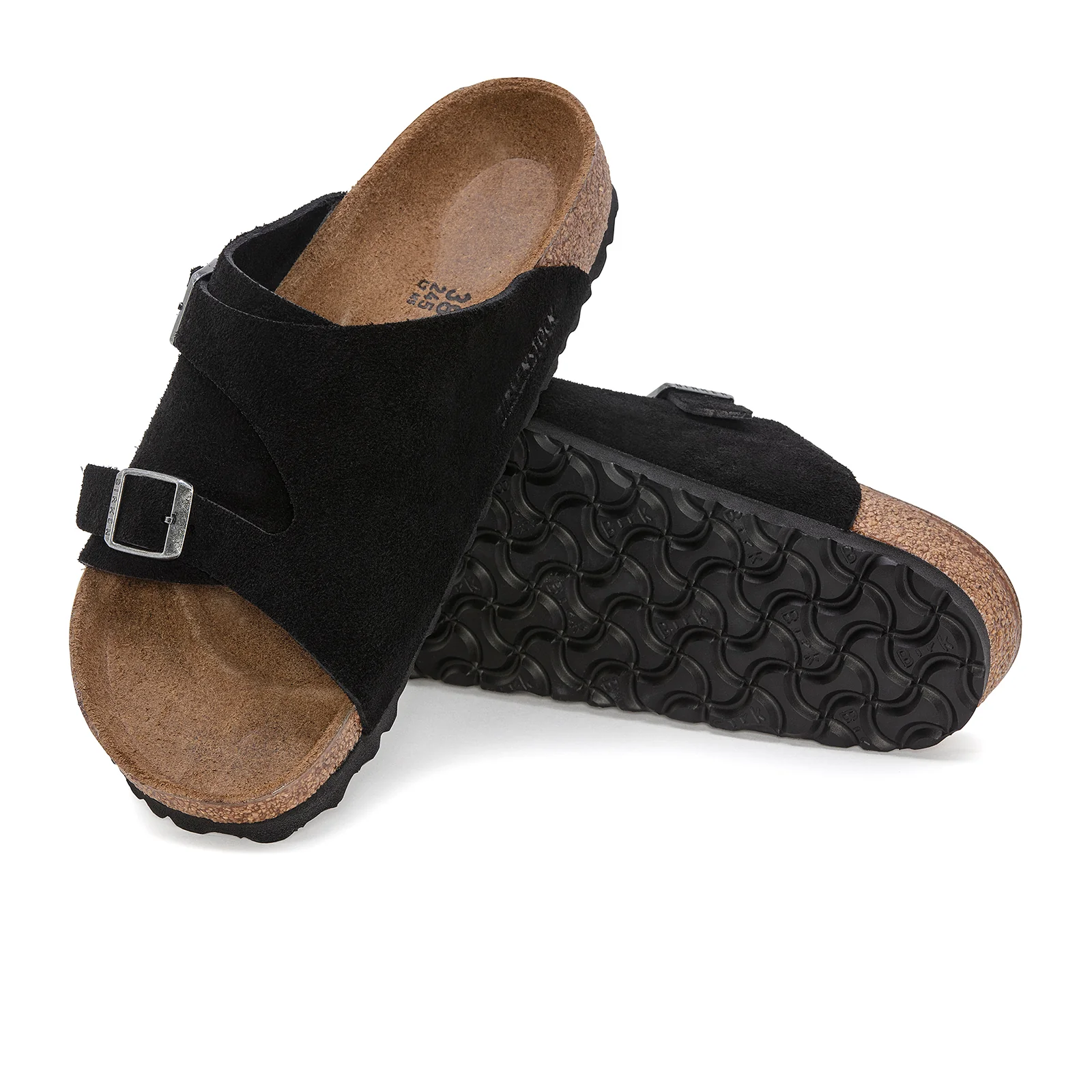 Birkenstock Zurich Slide Sandal (Men) - Black Suede - Image 3