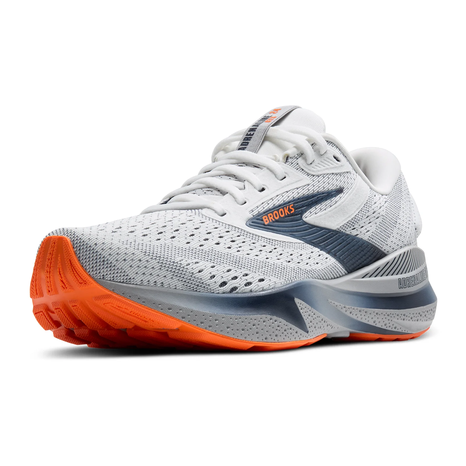 Brooks Adrenaline GTS 24 Running Shoe (Men) - White/Peacoat/Alloy - Image 4