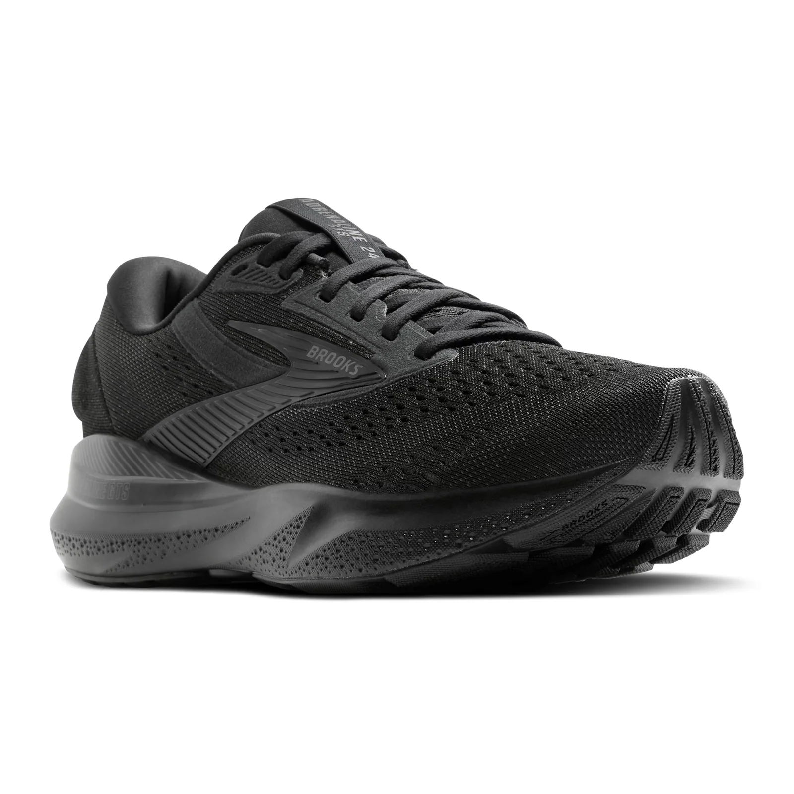 Brooks Adrenaline GTS 24 Running Shoe (Women) - Black/Black/Ebony - Image 3