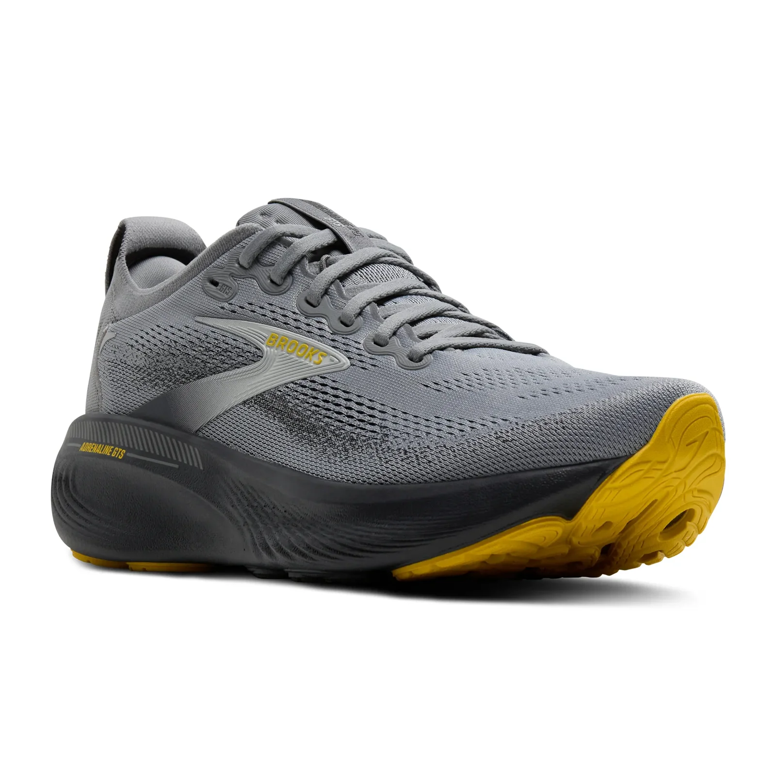 Brooks Adrenaline GTS 25 Running Shoe (Men) - Primer Grey/Ebony/Jasmin - Image 3