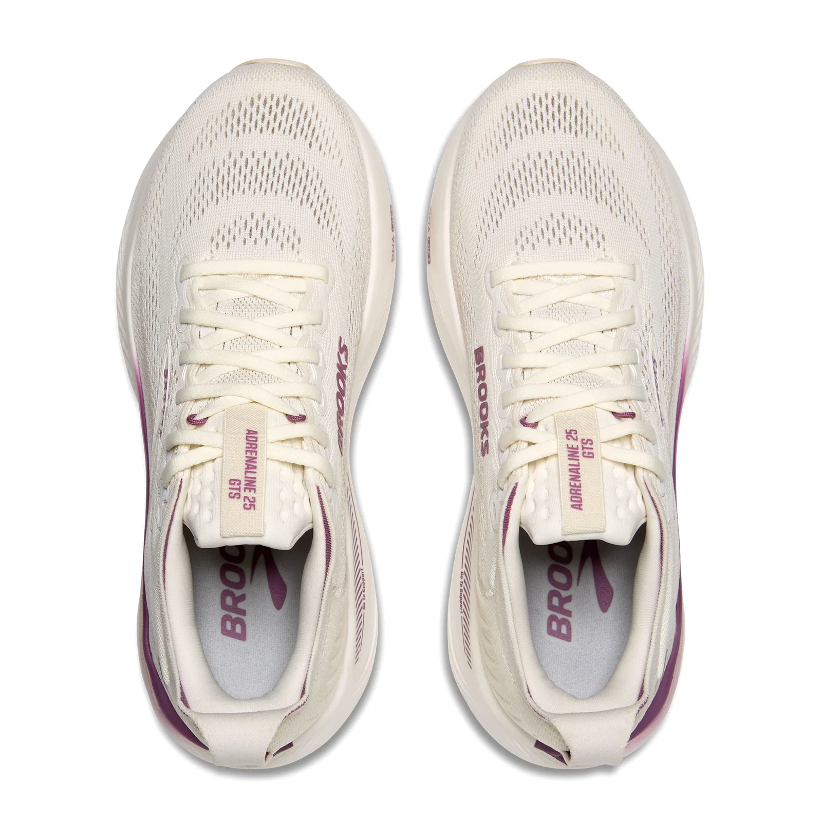 Brooks Adrenaline GTS 25 Running Shoe (Women) - Coconut/Argyle - Image 5