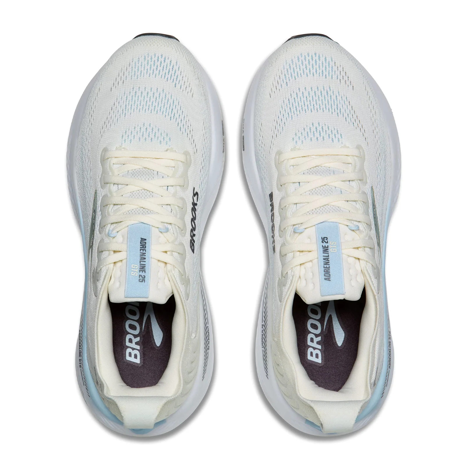 Brooks Adrenaline GTS 25 Running Shoe (Women) - Star White/Nantucket/Chrome - Image 5
