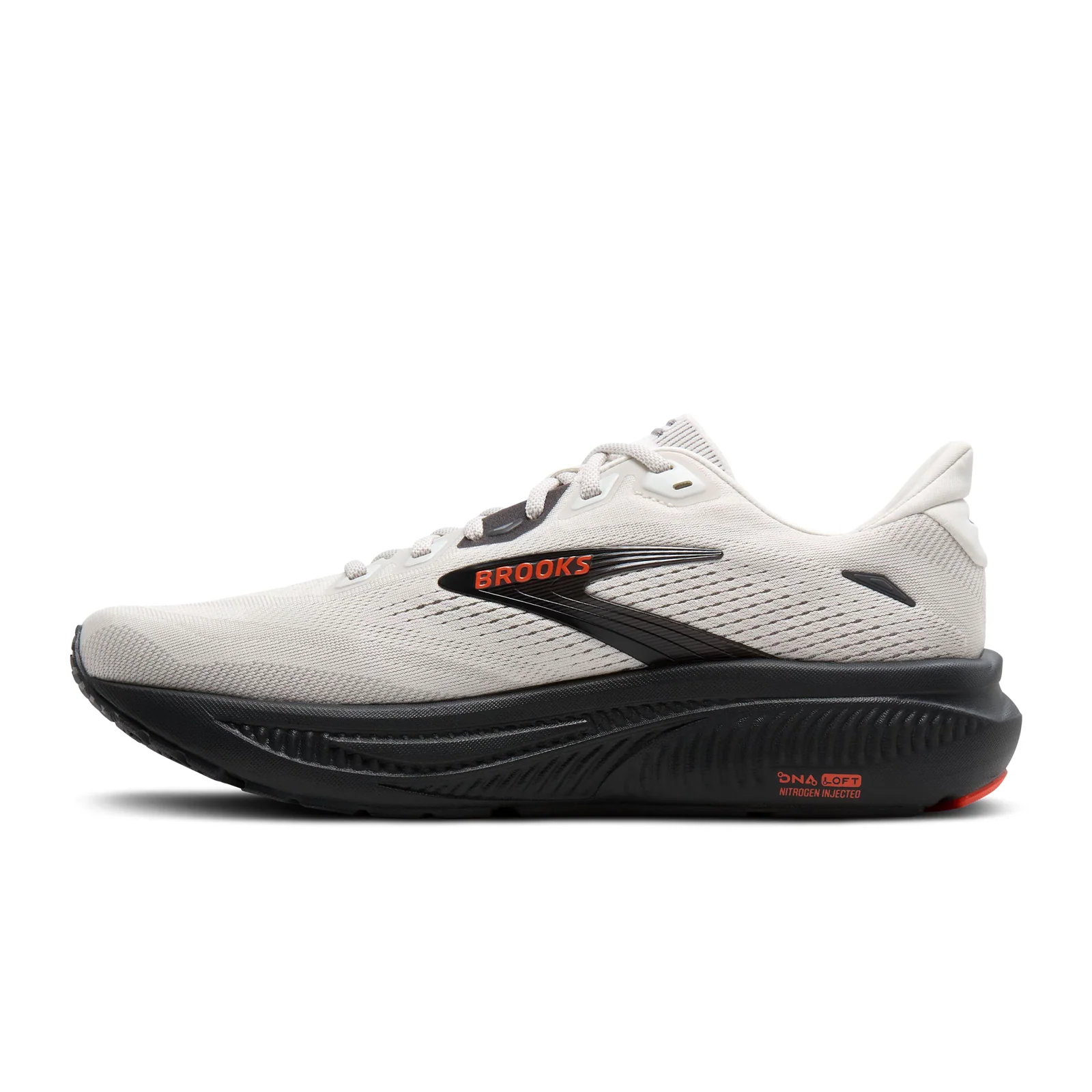 Brooks Ghost 18 Running Shoe (Men) - Coconut/Pearl/Tigerlily - Image 2