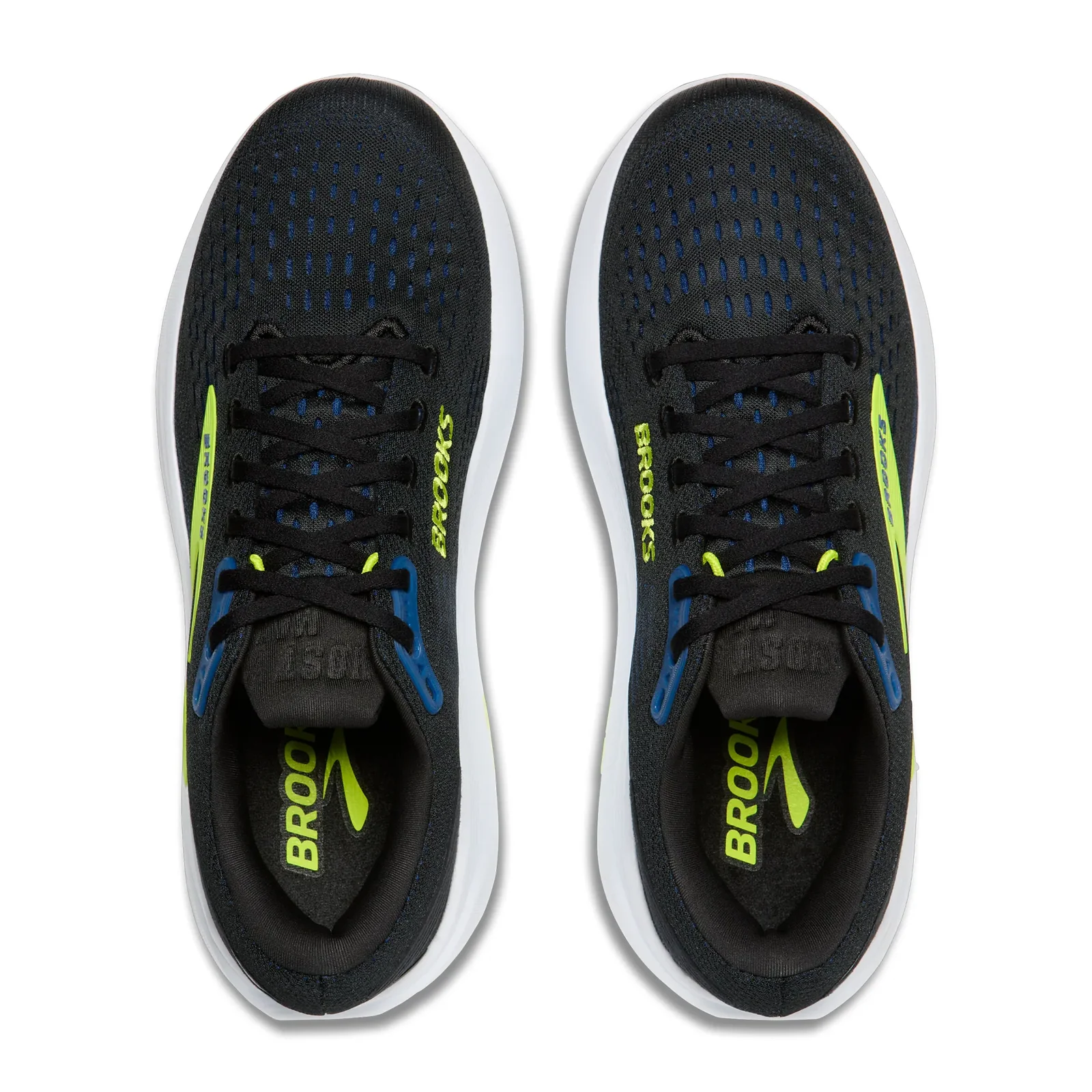 Brooks Ghost Max 3 Running Shoe (Men) - Black/Navy/Acid Lime - Image 5