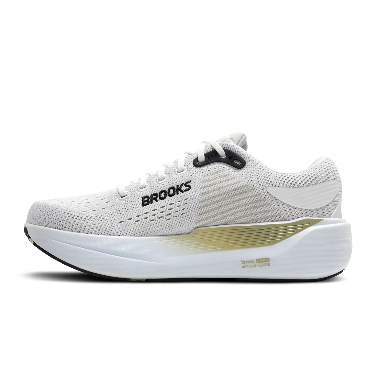 Brooks Ghost Max 3 Running Shoe (Men) - Bright White/Tea/Black - Image 2
