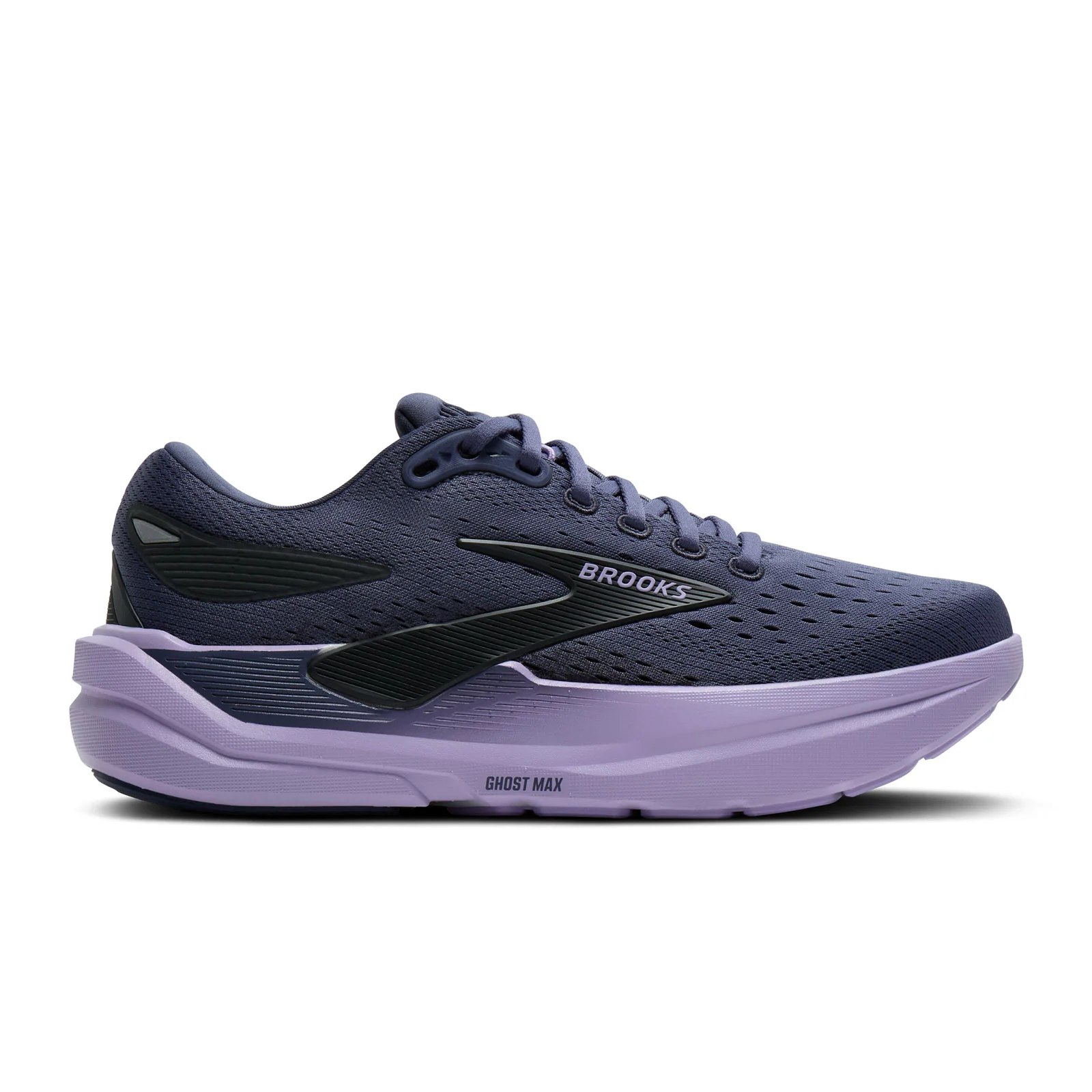 Brooks Ghost Max 3 Running Shoe (Women) - Nightshadow/Ebony/Purple