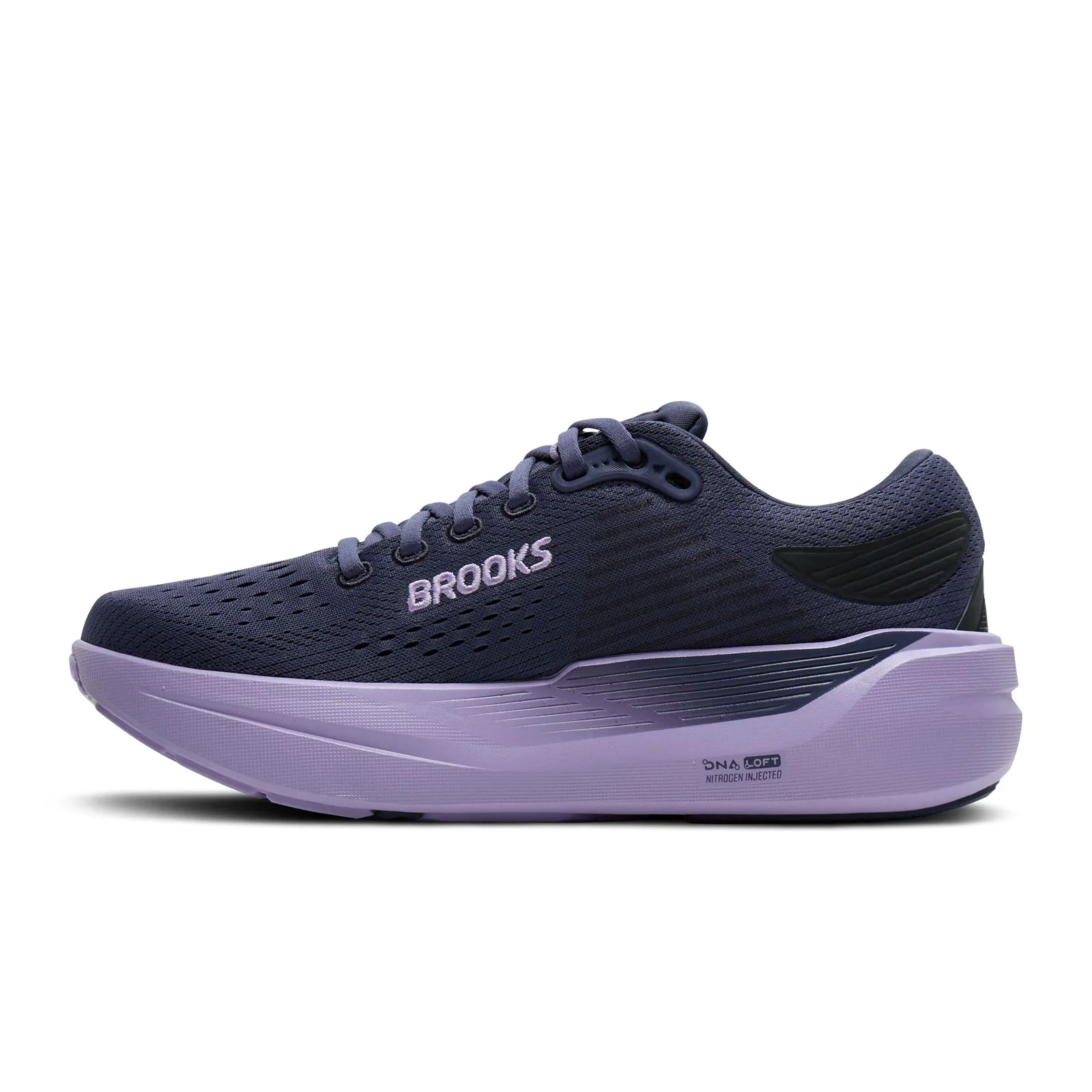 Brooks Ghost Max 3 Running Shoe (Women) - Nightshadow/Ebony/Purple - Image 2