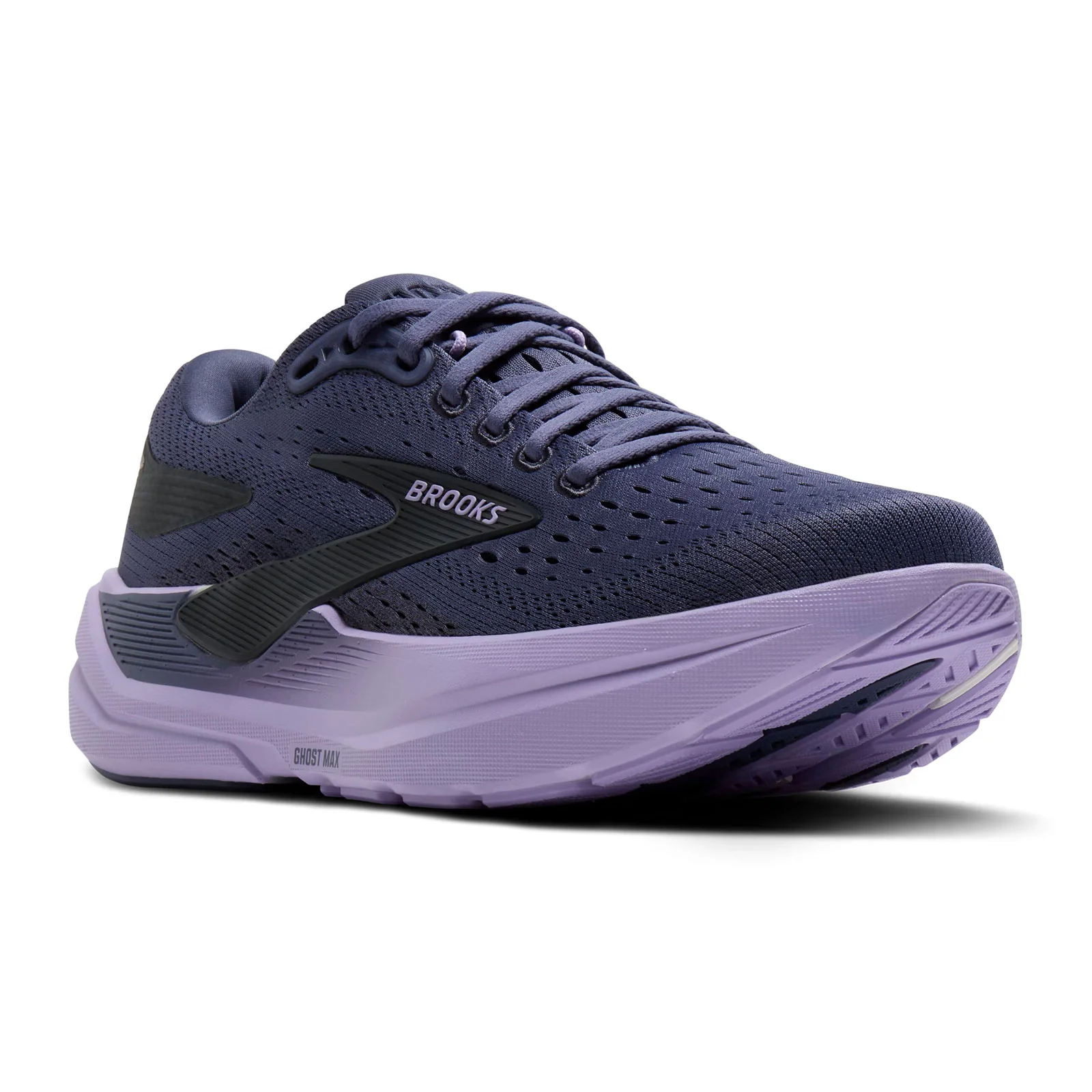 Brooks Ghost Max 3 Running Shoe (Women) - Nightshadow/Ebony/Purple - Image 3