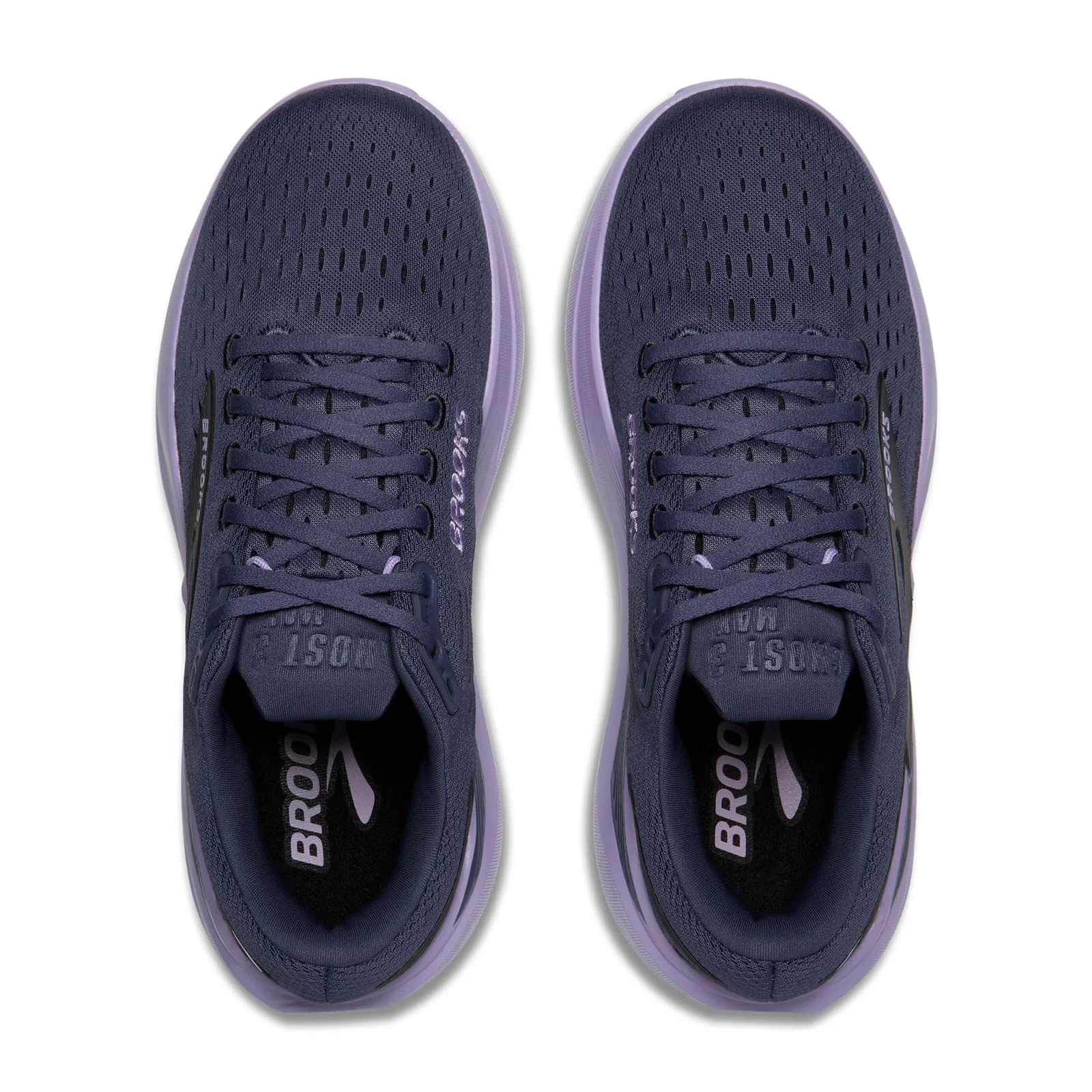Brooks Ghost Max 3 Running Shoe (Women) - Nightshadow/Ebony/Purple - Image 5