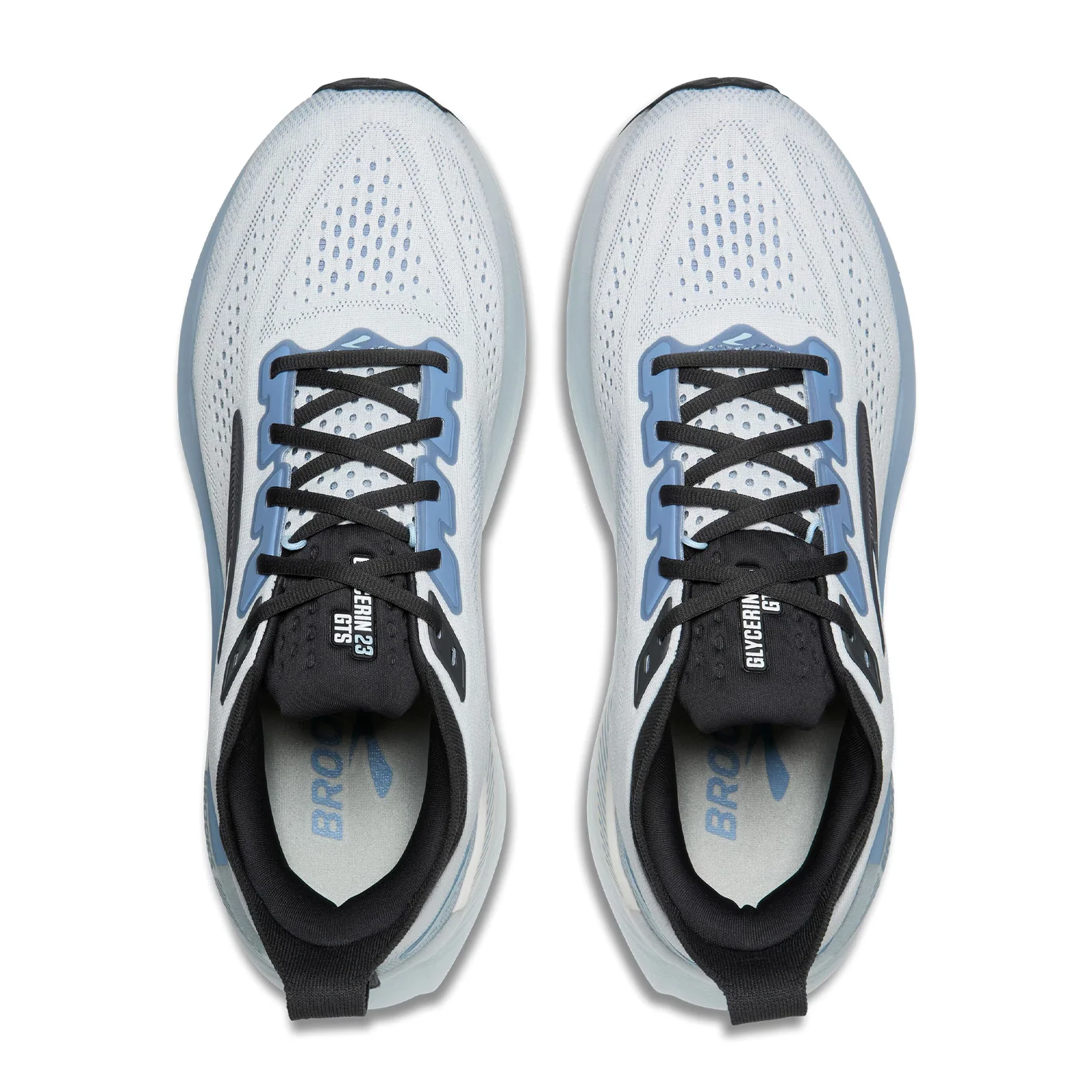Brooks Glycerin GTS 23 Running Shoe (Men) - White/Rain/Baltic Sea - Image 5