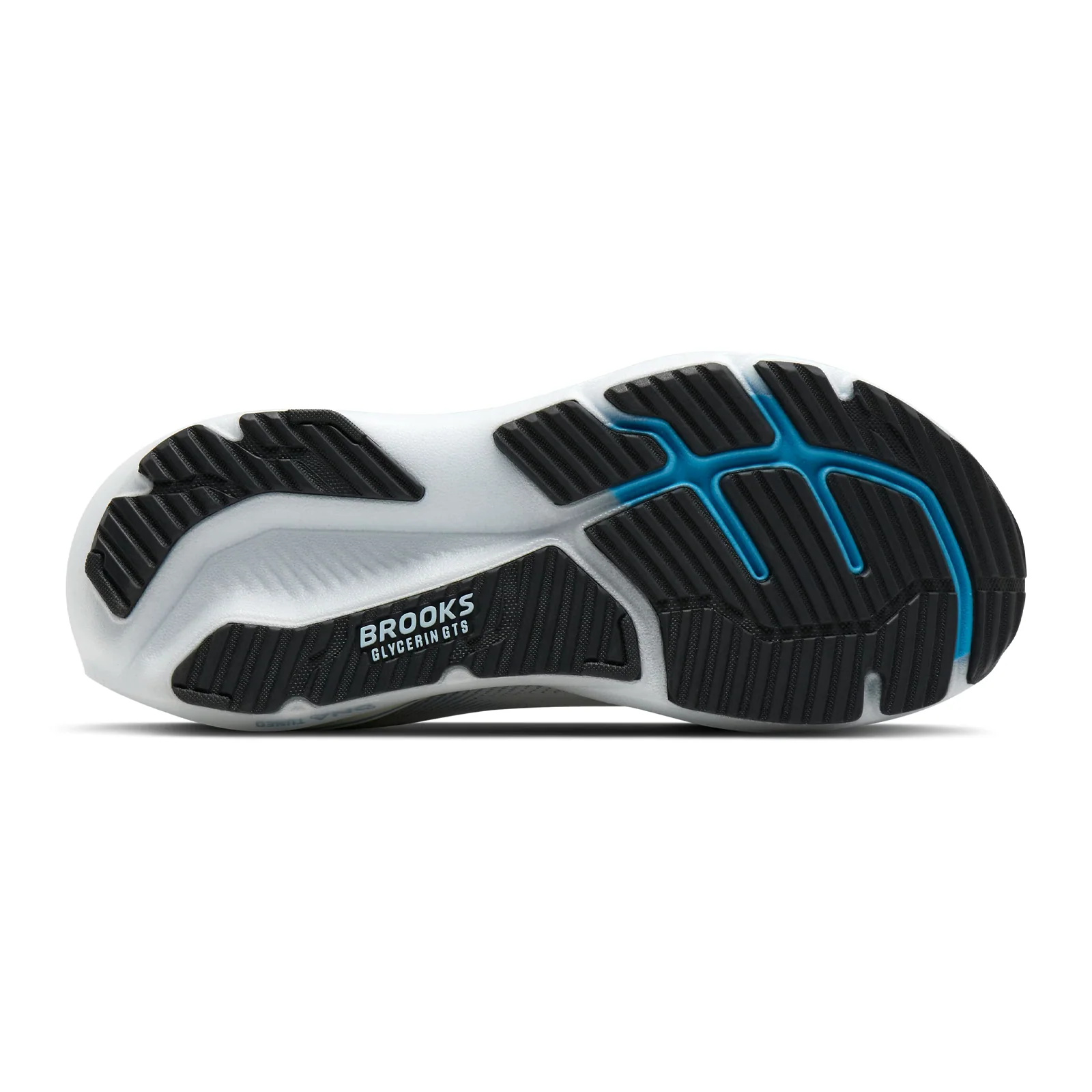 Brooks Glycerin GTS 23 Running Shoe (Men) - White/Rain/Baltic Sea - Image 6