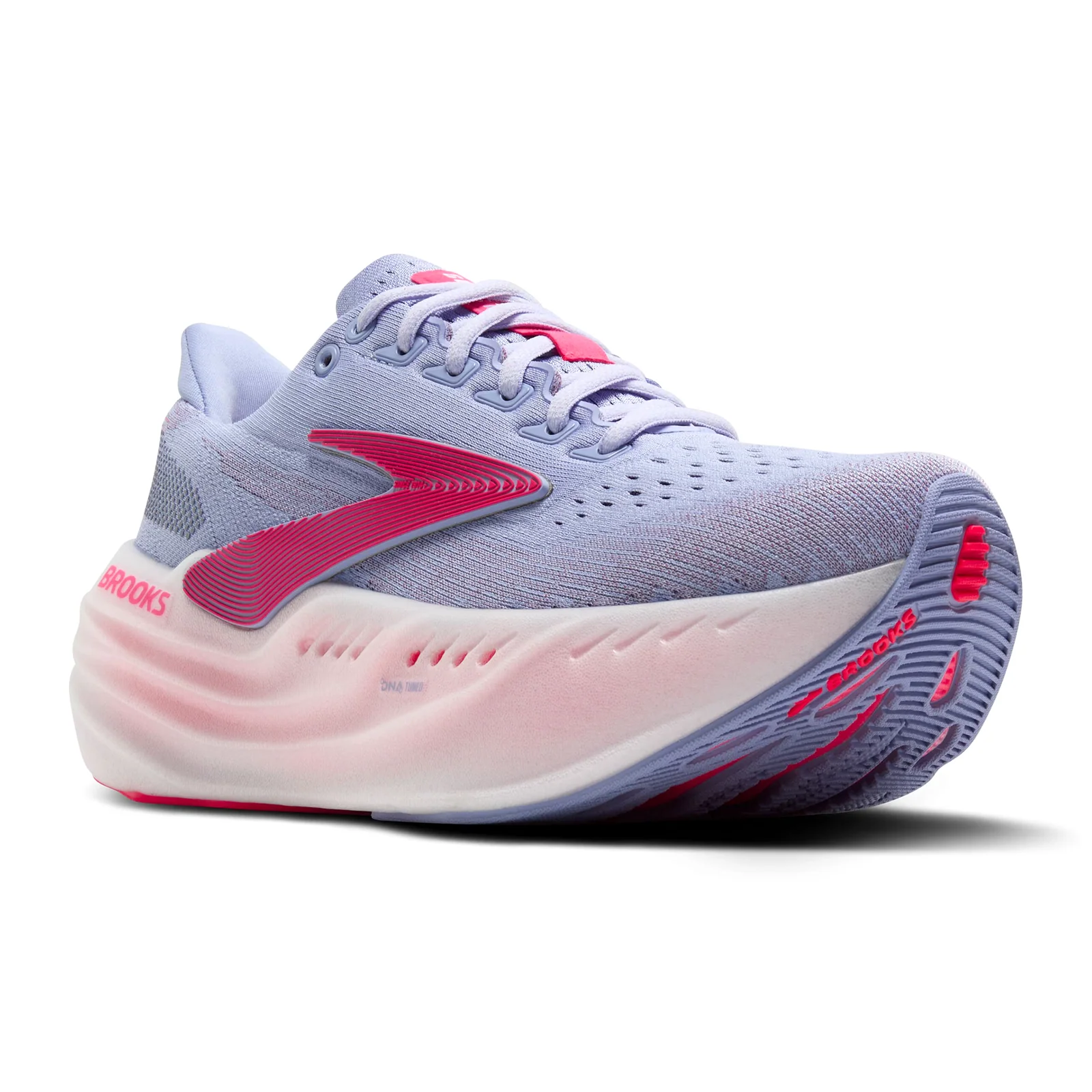 Brooks Glycerin Max Running Shoe (Women) - Blue Heron/Diva Pink/White - Image 3