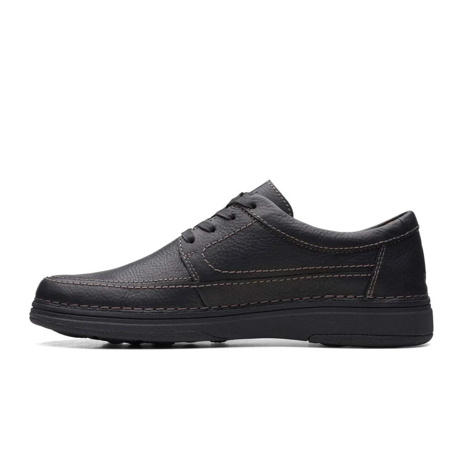 Clarks Nature 5 Lo Lace Up (Men) - Black Leather - Image 2