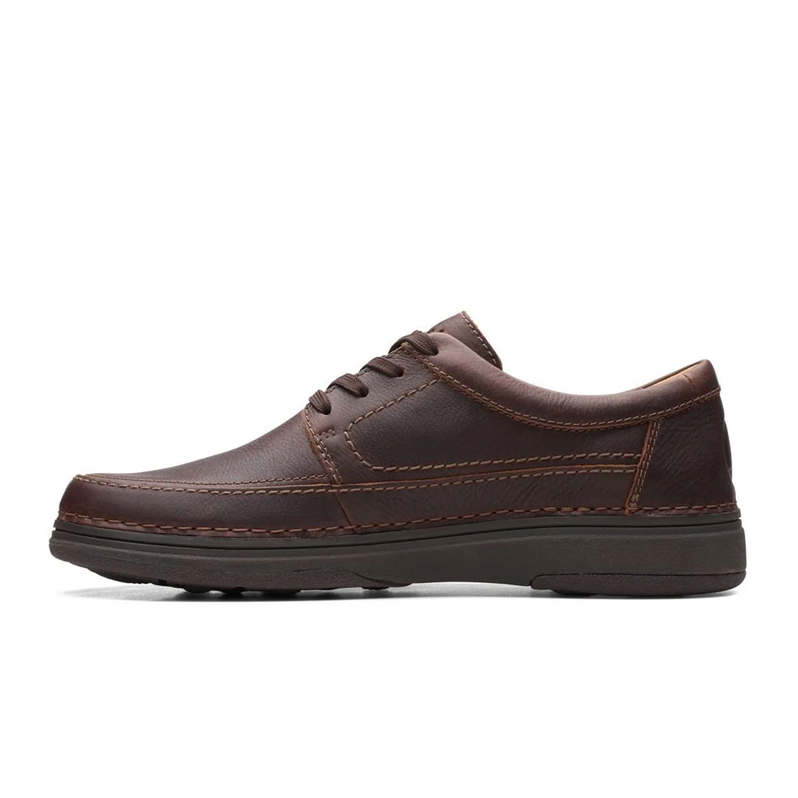 Clarks Nature 5 Lo Lace Up (Men) - Dark Brown Leather - Image 2