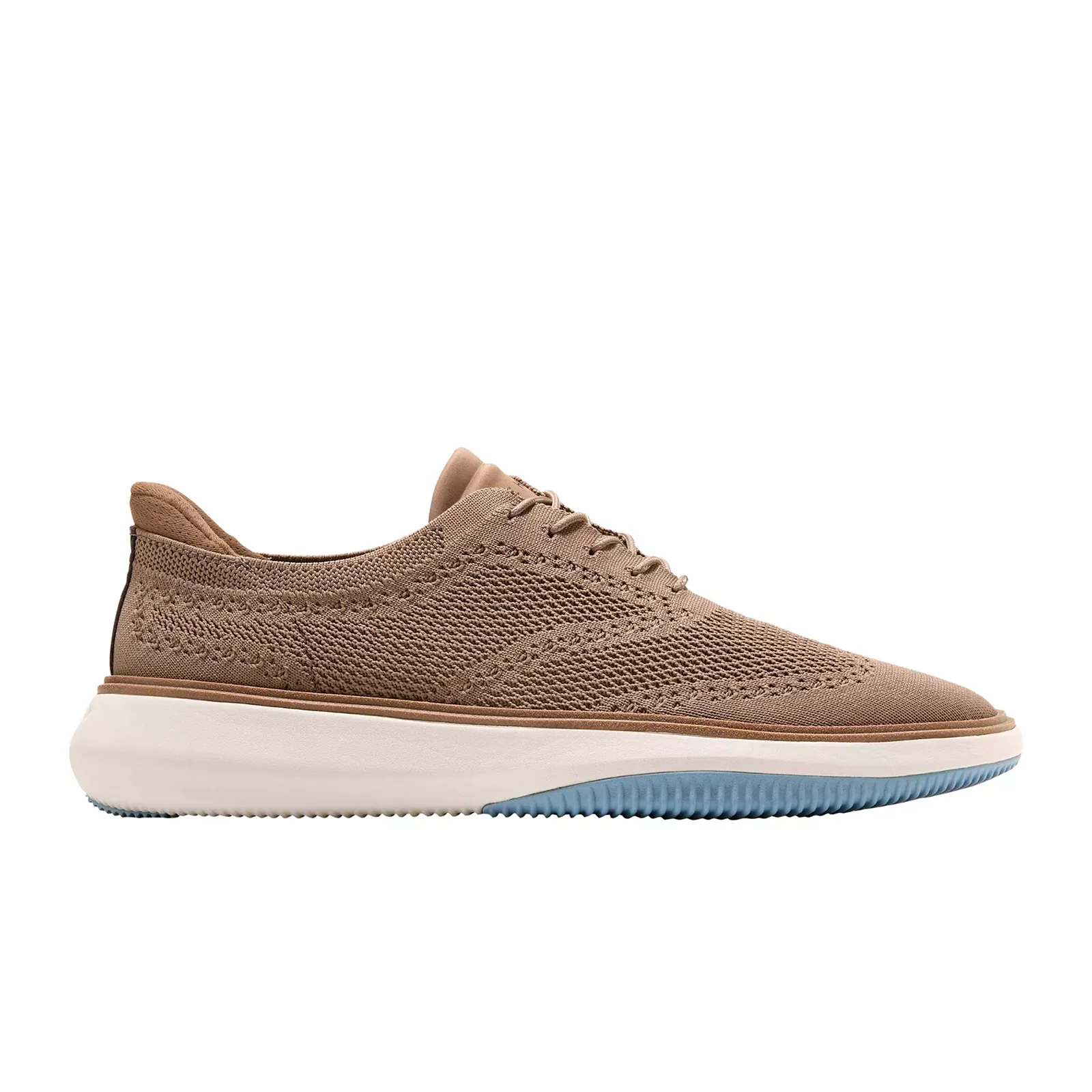 Cole Haan GrandPhaze Stitchlite Quick-On Oxford (Men) - Irish Coffee/Dark Natural/Dusty Blue