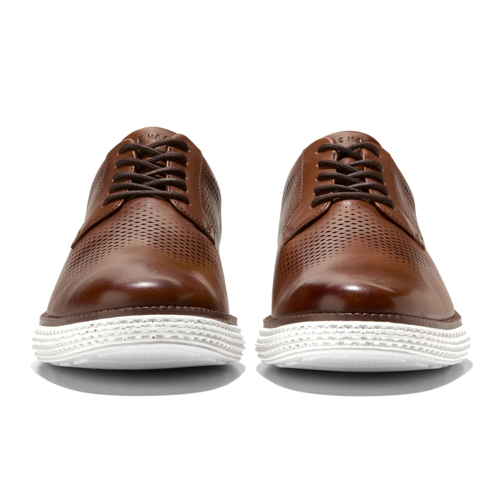 Cole Haan Originalgrand 2.0 Laser Oxford (Men) - British Tan/Optic White - Image 3