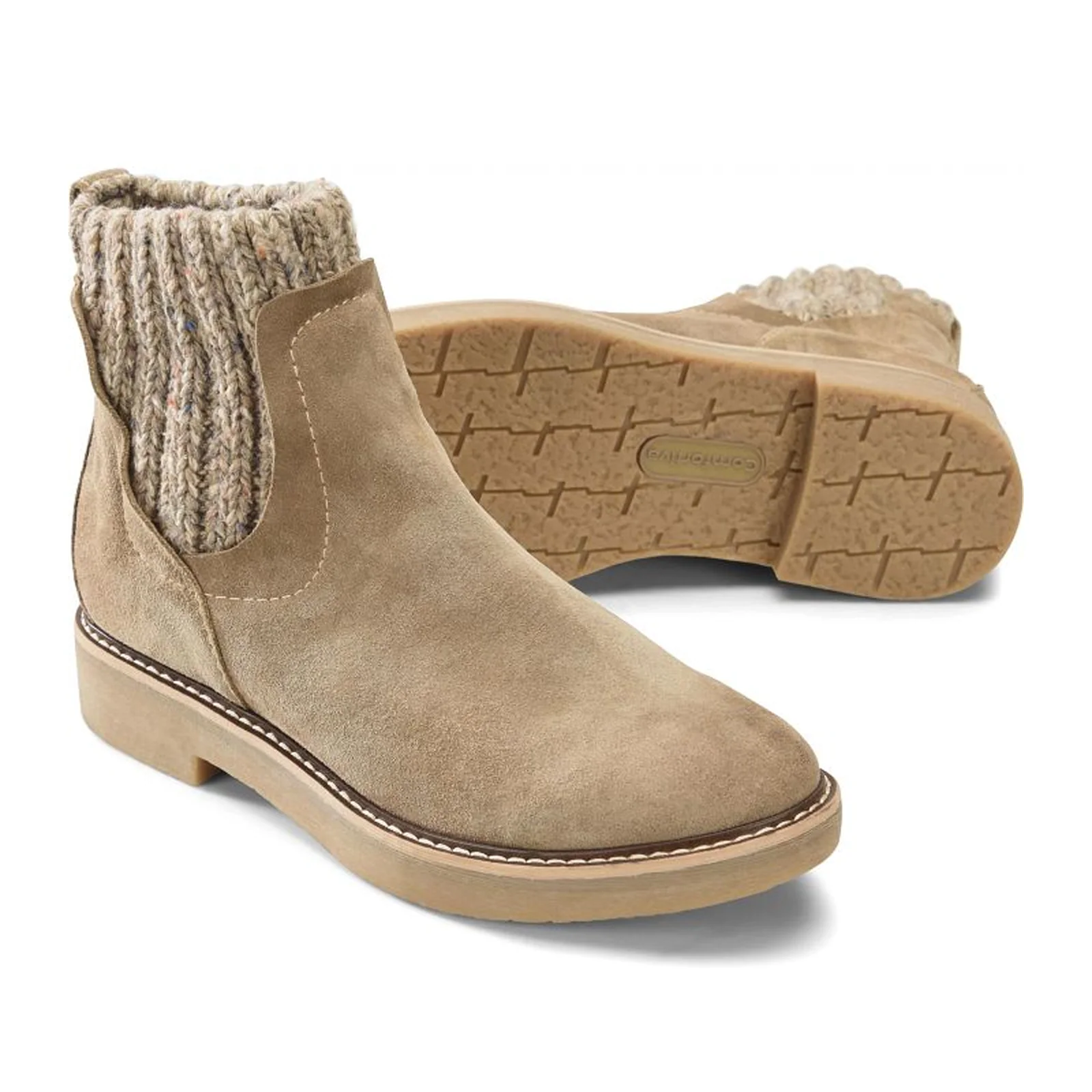Comfortiva Rawnie Ankle Boot (Women) - Light Taupe - Image 4