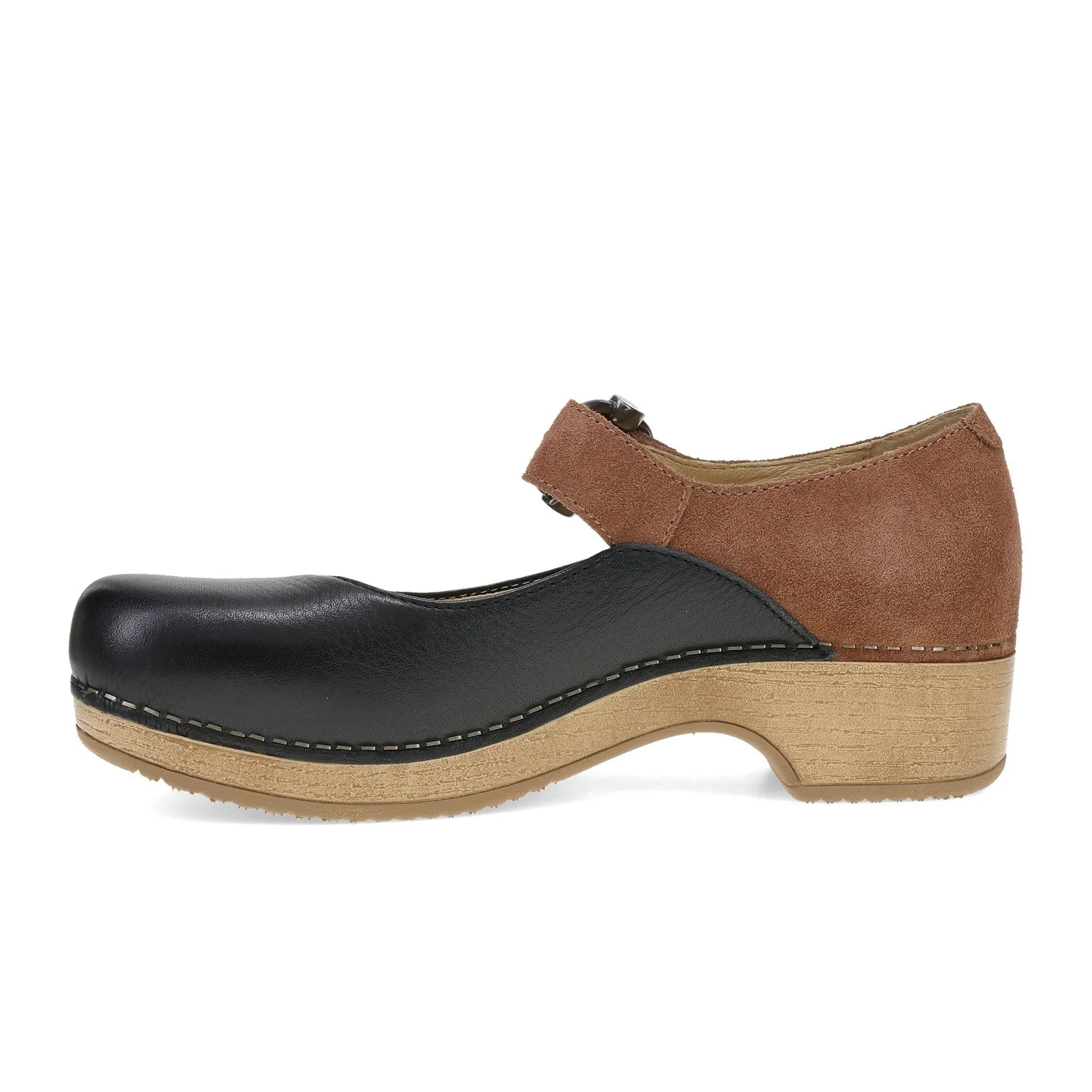Dansko Bonny Mary Jane (Women) - Black/Luggage - Image 2