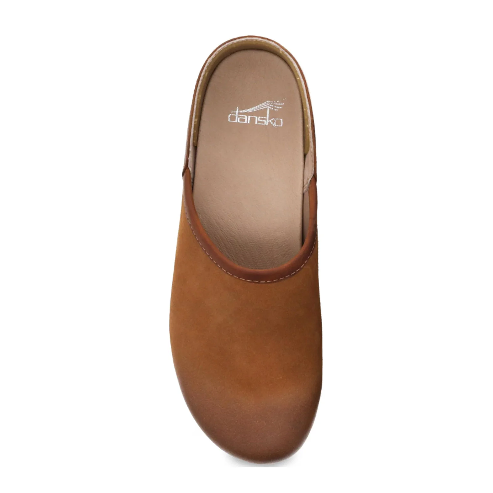 Dansko Brenna Clog (Women) - Tan Burnished Suede - Image 5