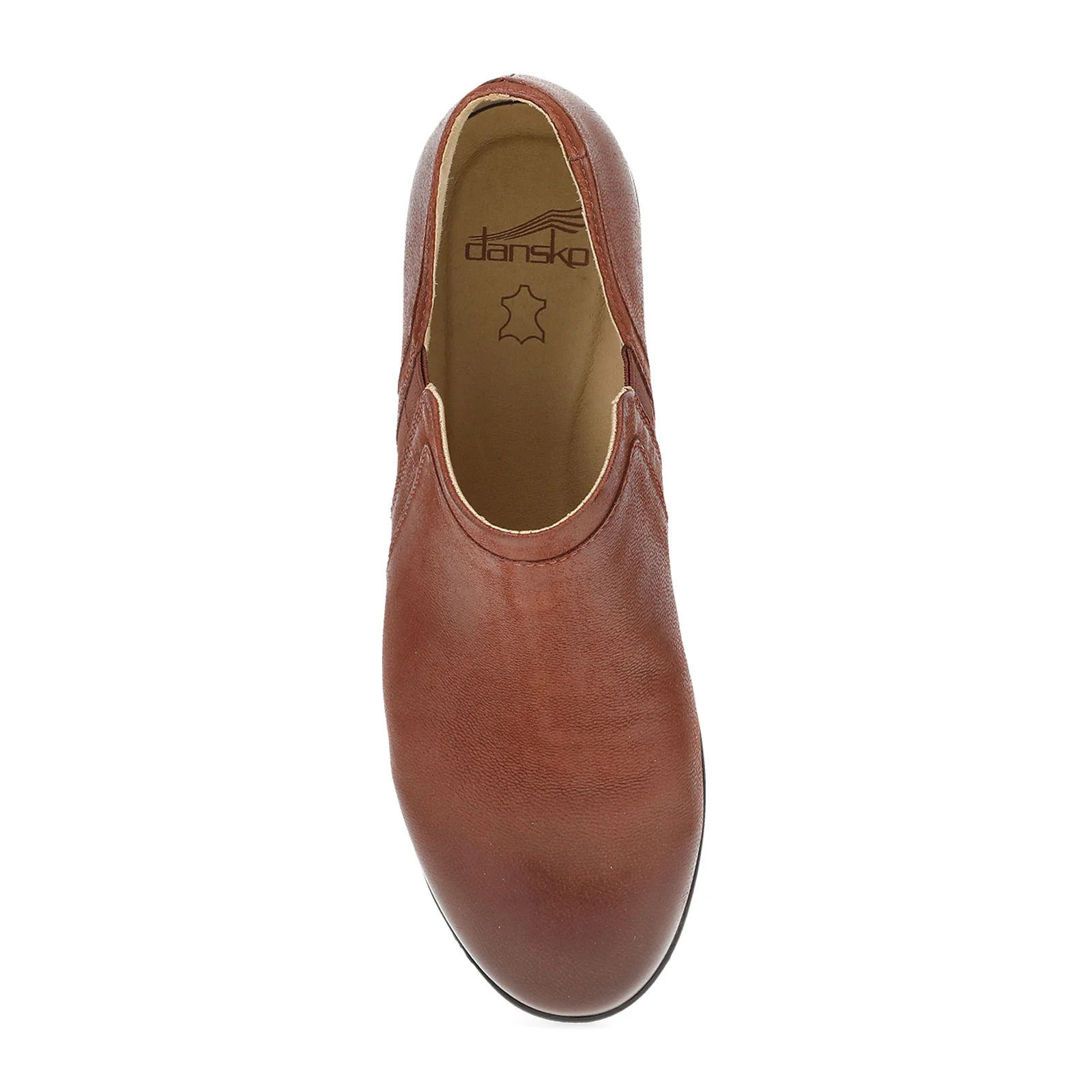 Dansko Cheryl Ankle Bootie (Women) - Russet Burnished Nubuck - Image 3