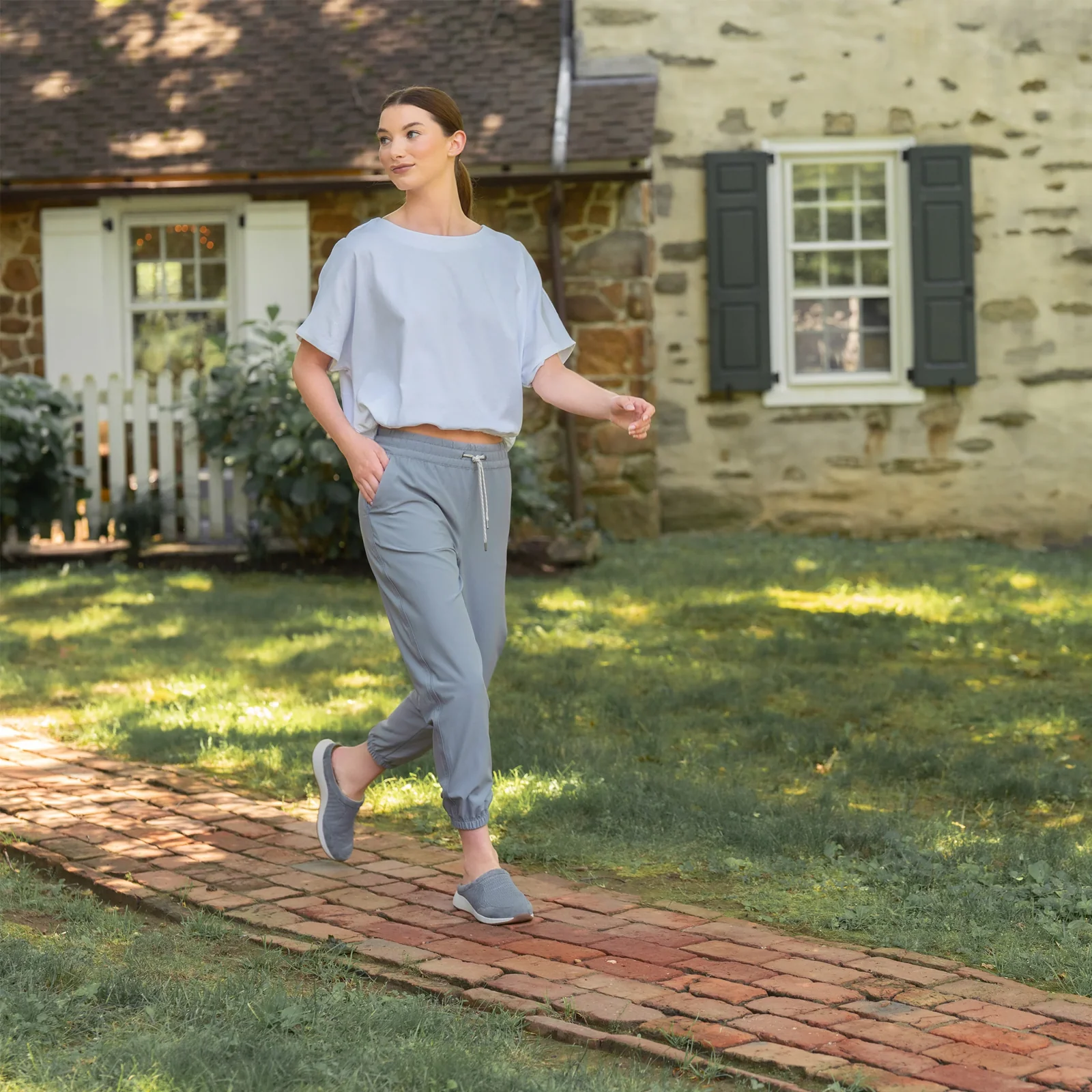 Dansko Claudia Clog (Women) - Grey Mesh - Image 7