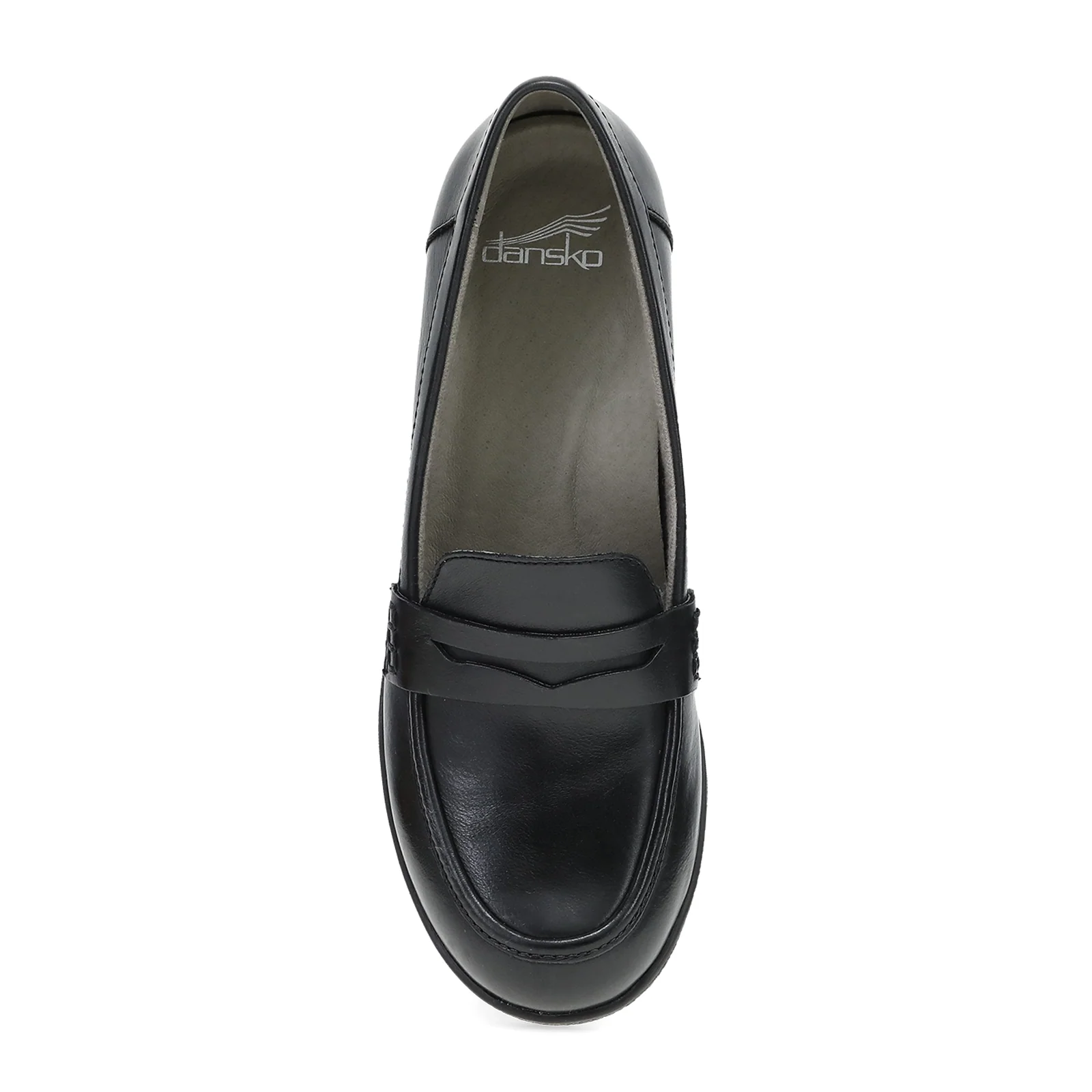 Dansko Danica Loafer (Women) - Black Waterproof Burnished - Image 3