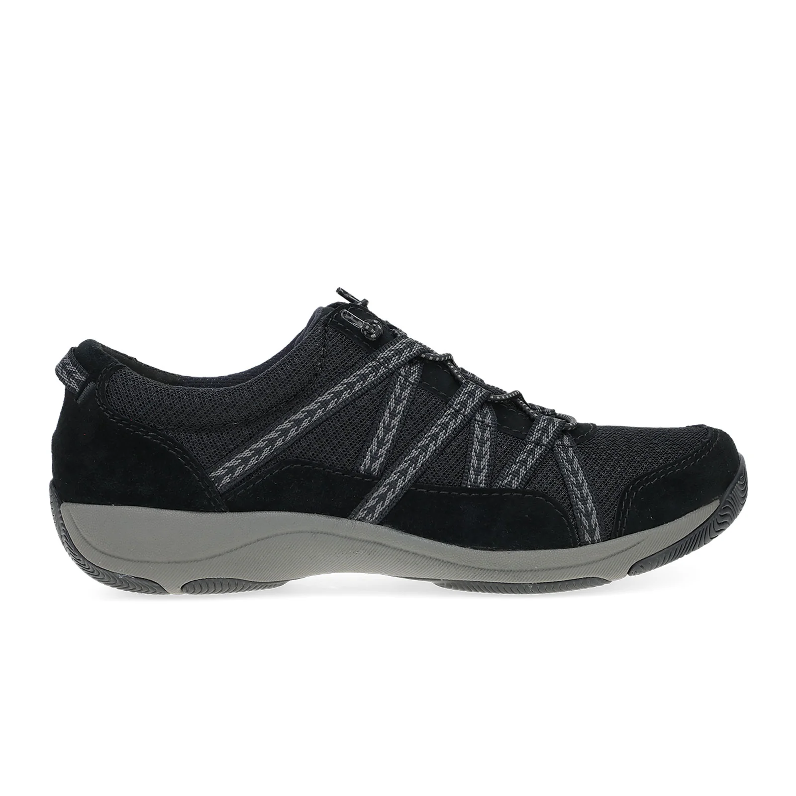 Dansko Harlyn Slip On (Women) - Black/Black Suede