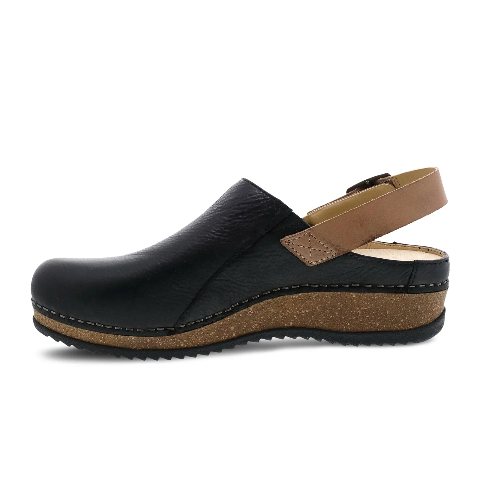 Dansko Merrin Clog (Women) - Black Waxy Milled - Image 2