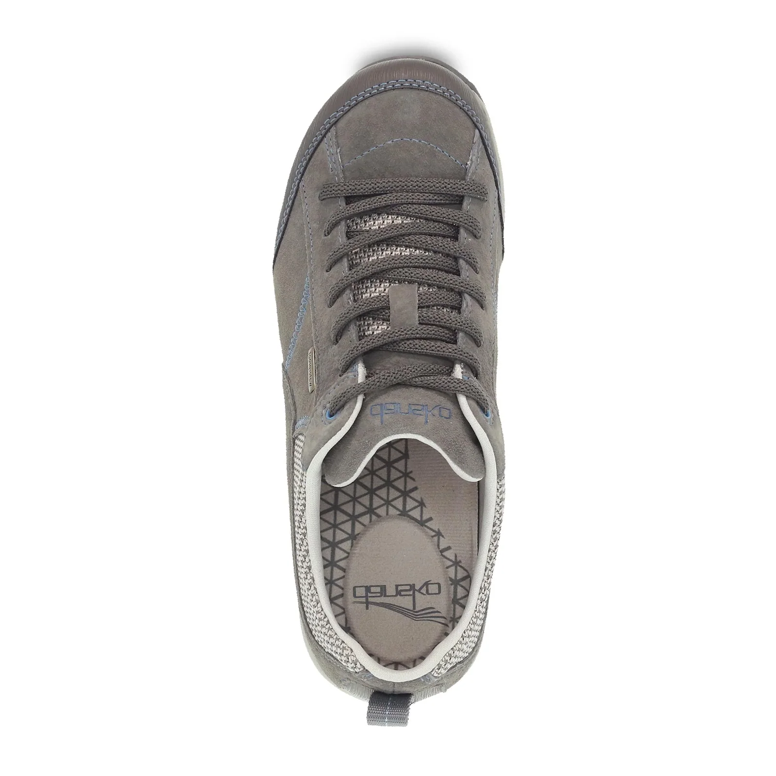 Dansko Paisley Low Hiking Shoe (Women) - Grey/Blue Suede - Image 5