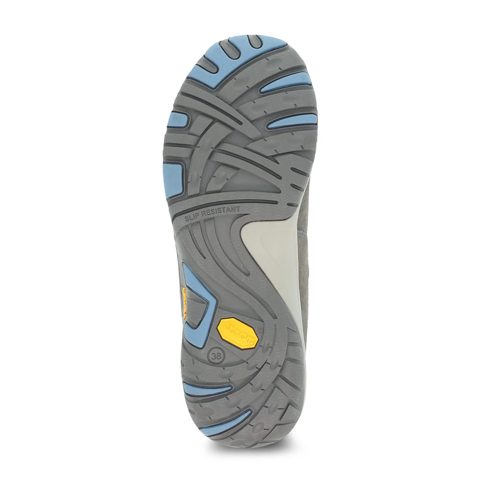 Dansko Paisley Low Hiking Shoe (Women) - Grey/Blue Suede - Image 6