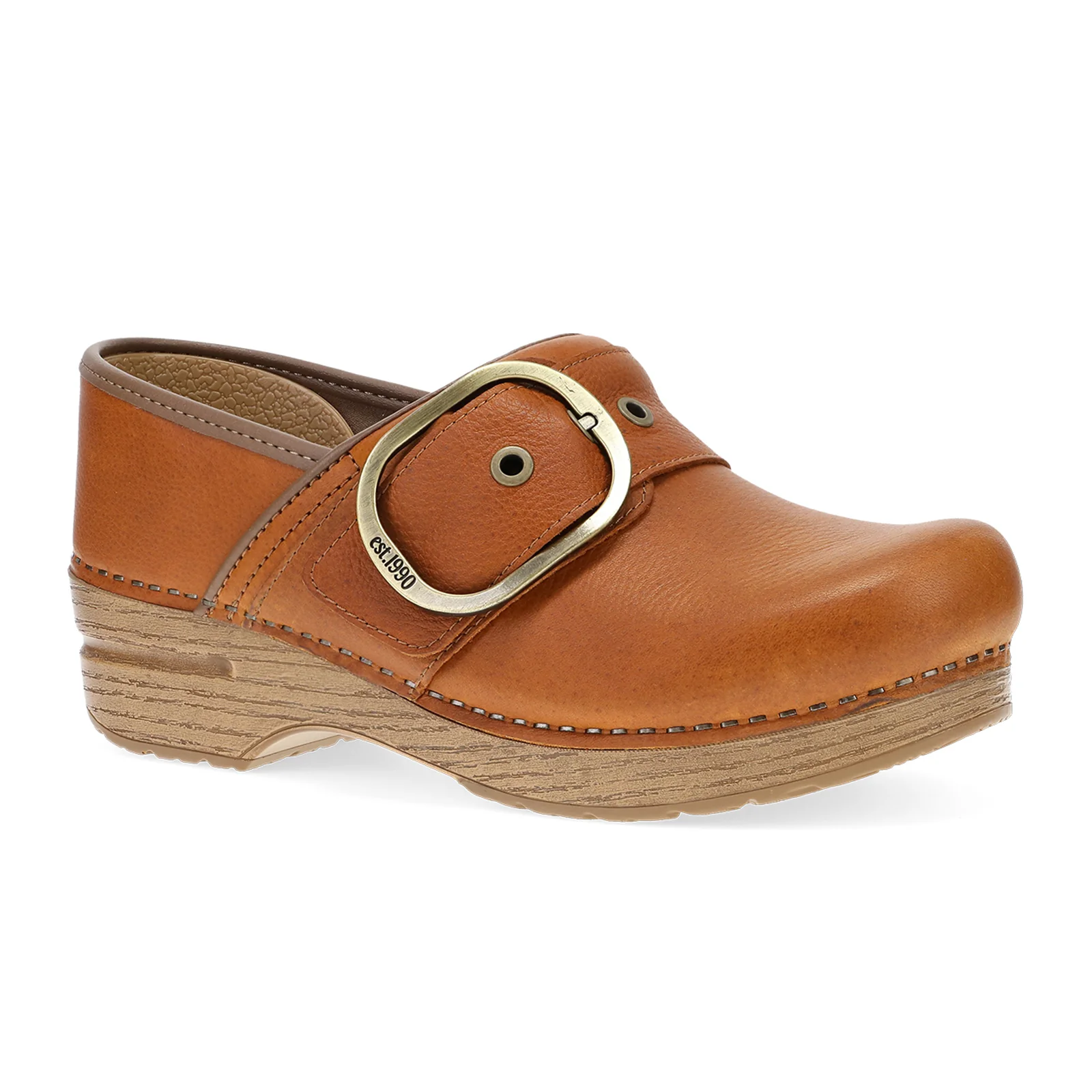 Dansko Pearson Clog (Women) - Tan Tumbled - Image 3