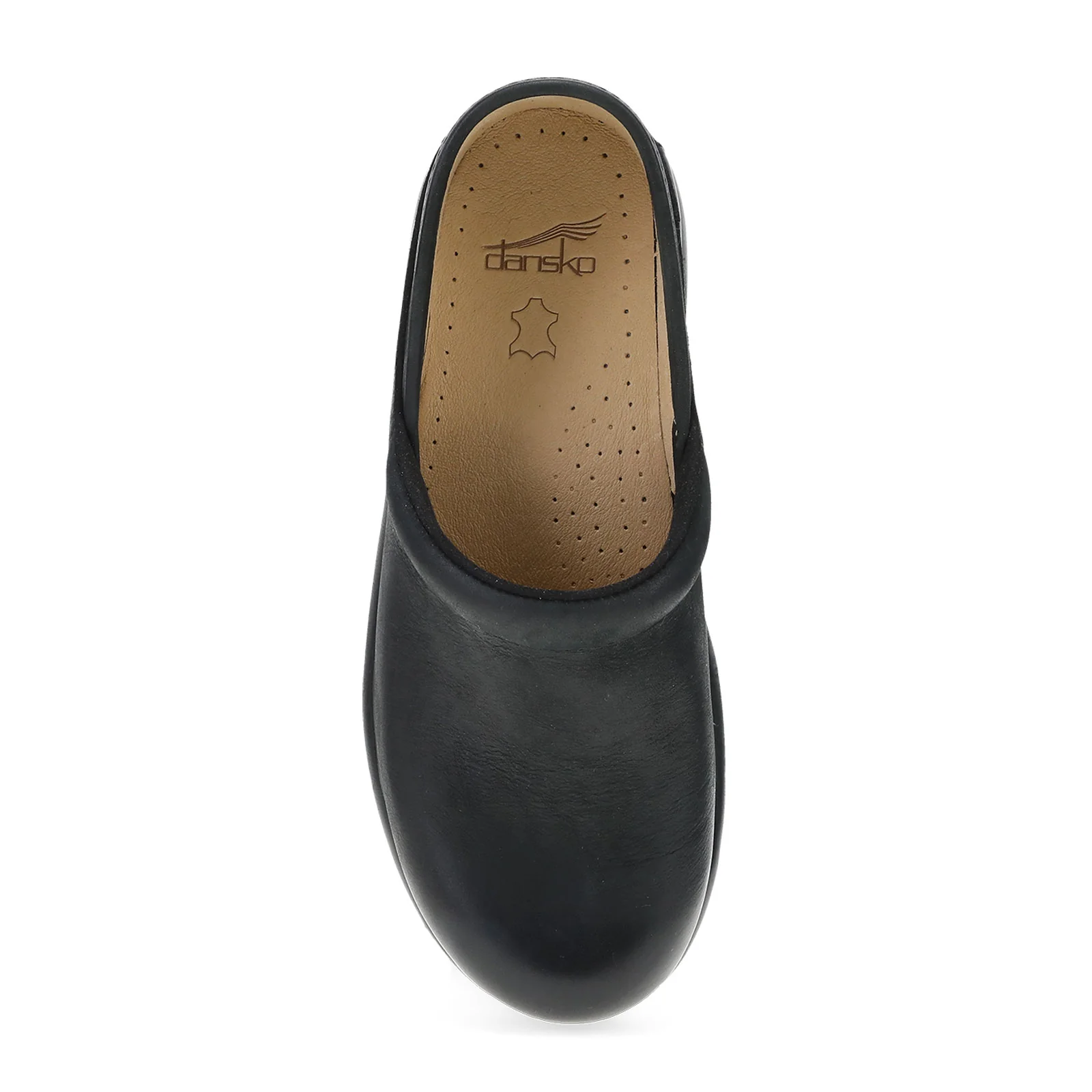 Dansko Platform Pro Clog (Women) - Black Burnished Nubuck - Image 6