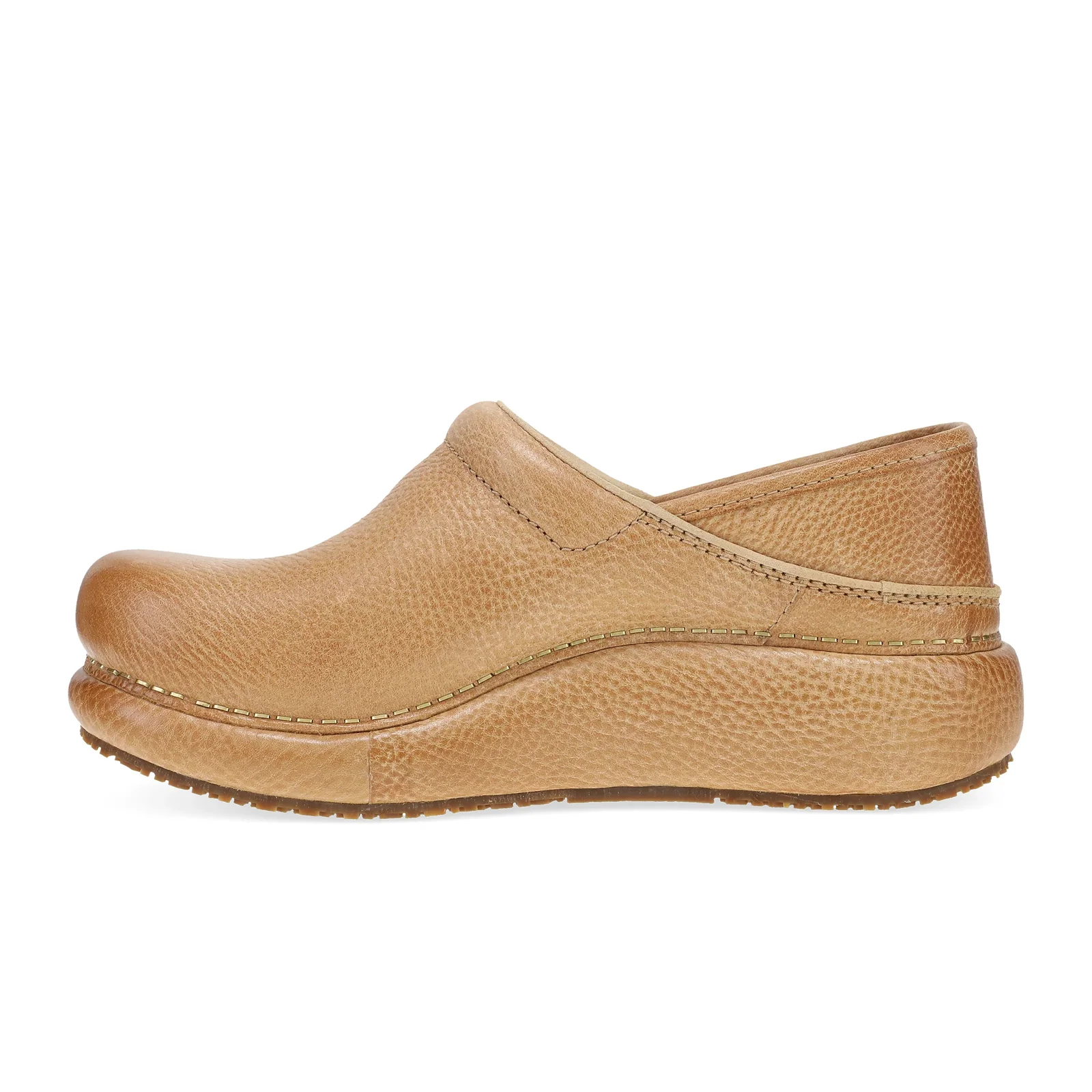Dansko Platform Pro Clog (Women) - Honey Distressed - Image 2