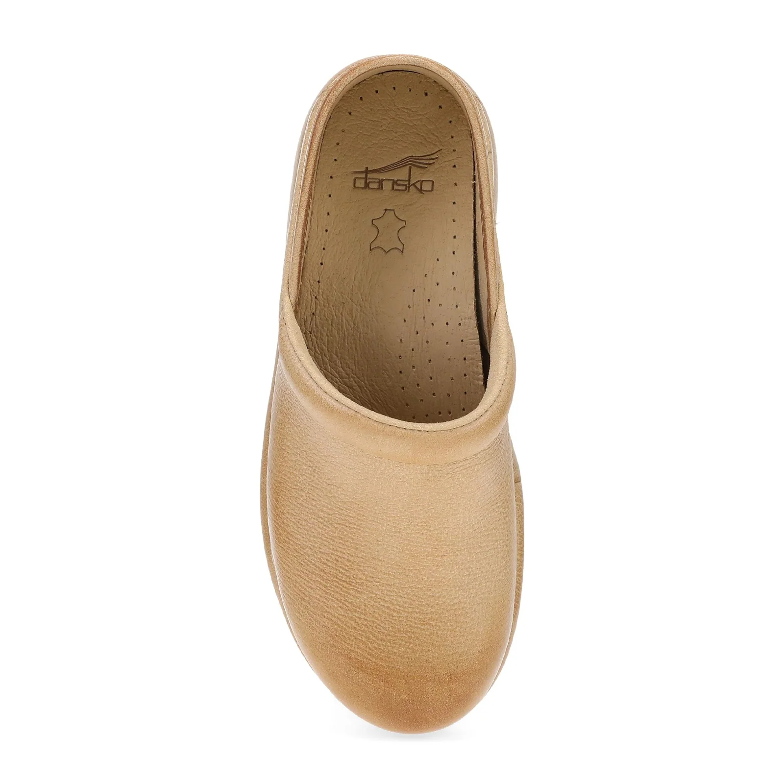 Dansko Platform Pro Clog (Women) - Honey Distressed - Image 5