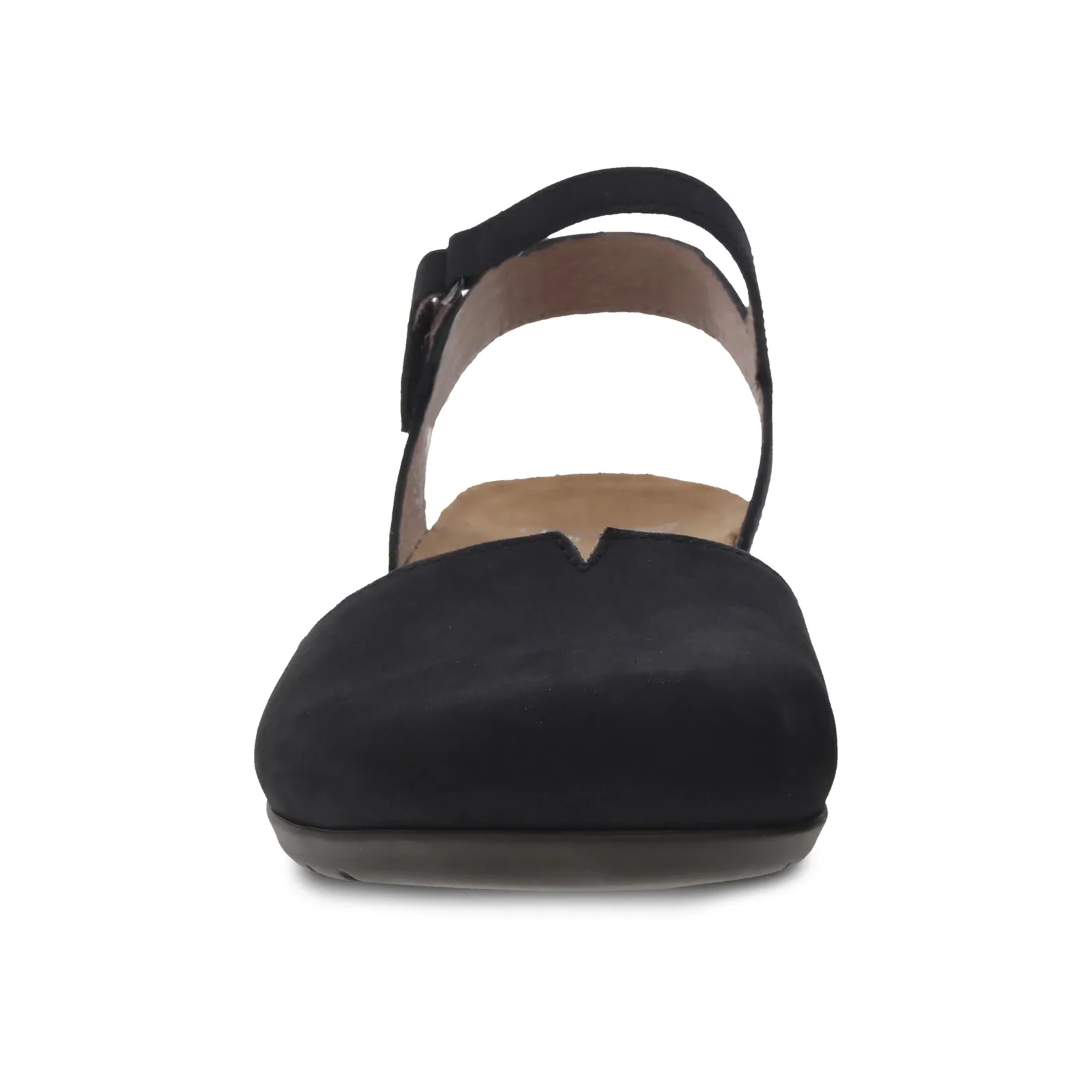 Dansko Rowan Backstrap Sandal (Women) - Black Nubuck - Image 3