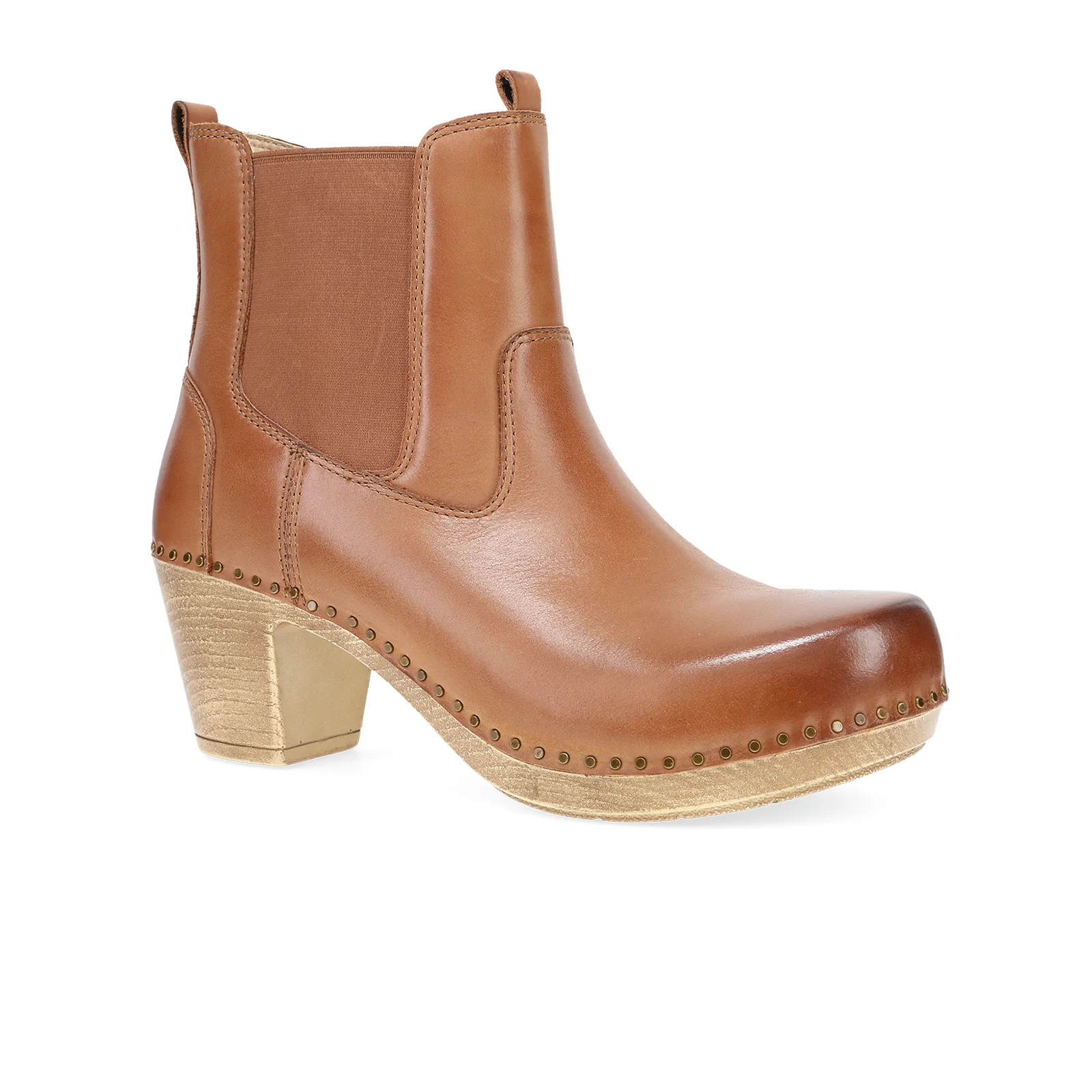 Dansko Shayna Heeled Boot (Women) - Luggage Burnished Calf - Image 2