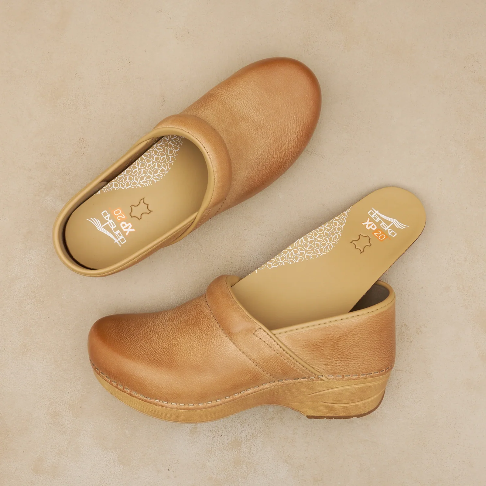 Dansko XP 2.0 Clog (Women) - Honey Distressed Leather - Image 7